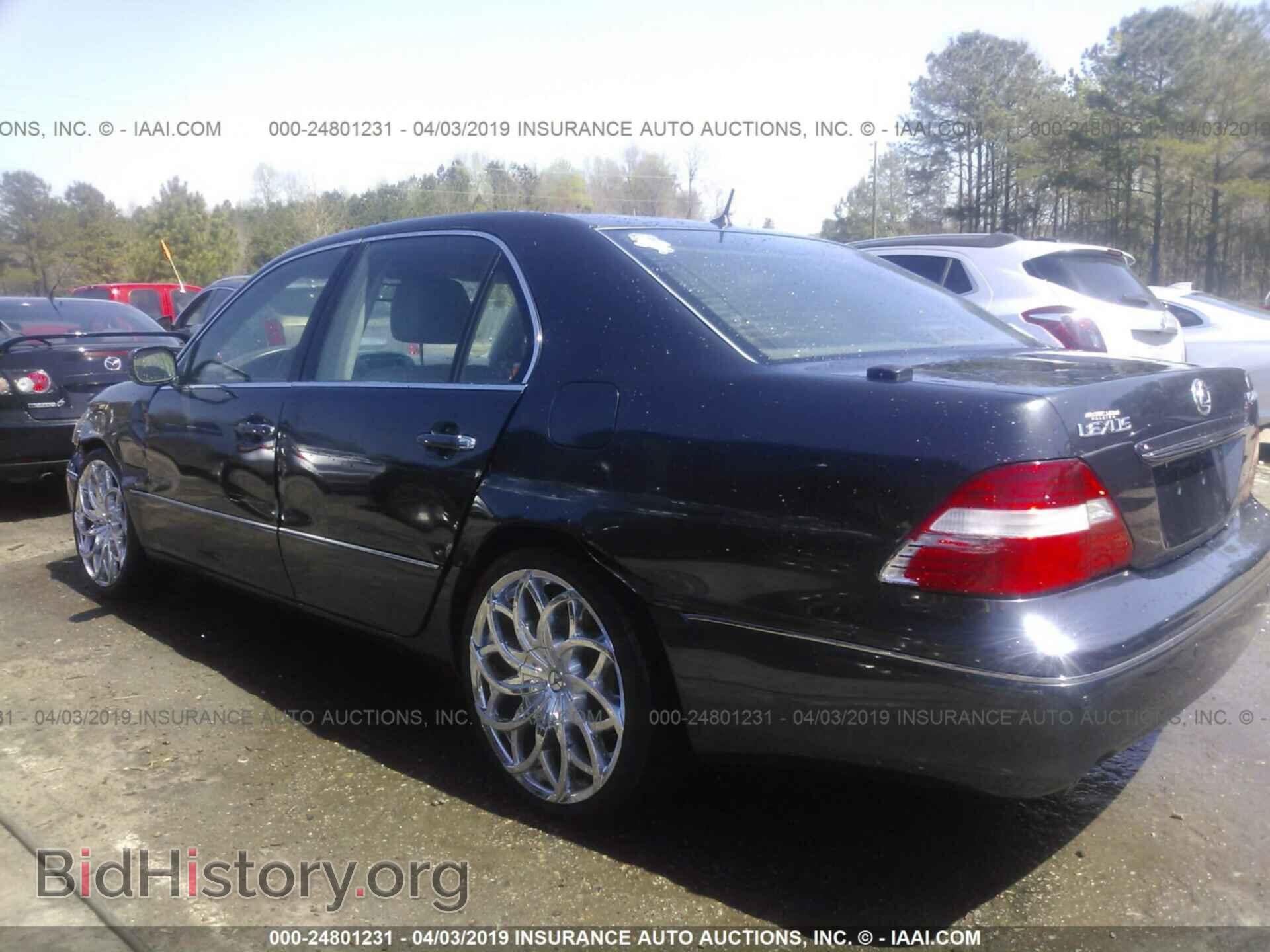 2004 LEXUS LS - VIN: JTHBN36F740165801 - Фото 3