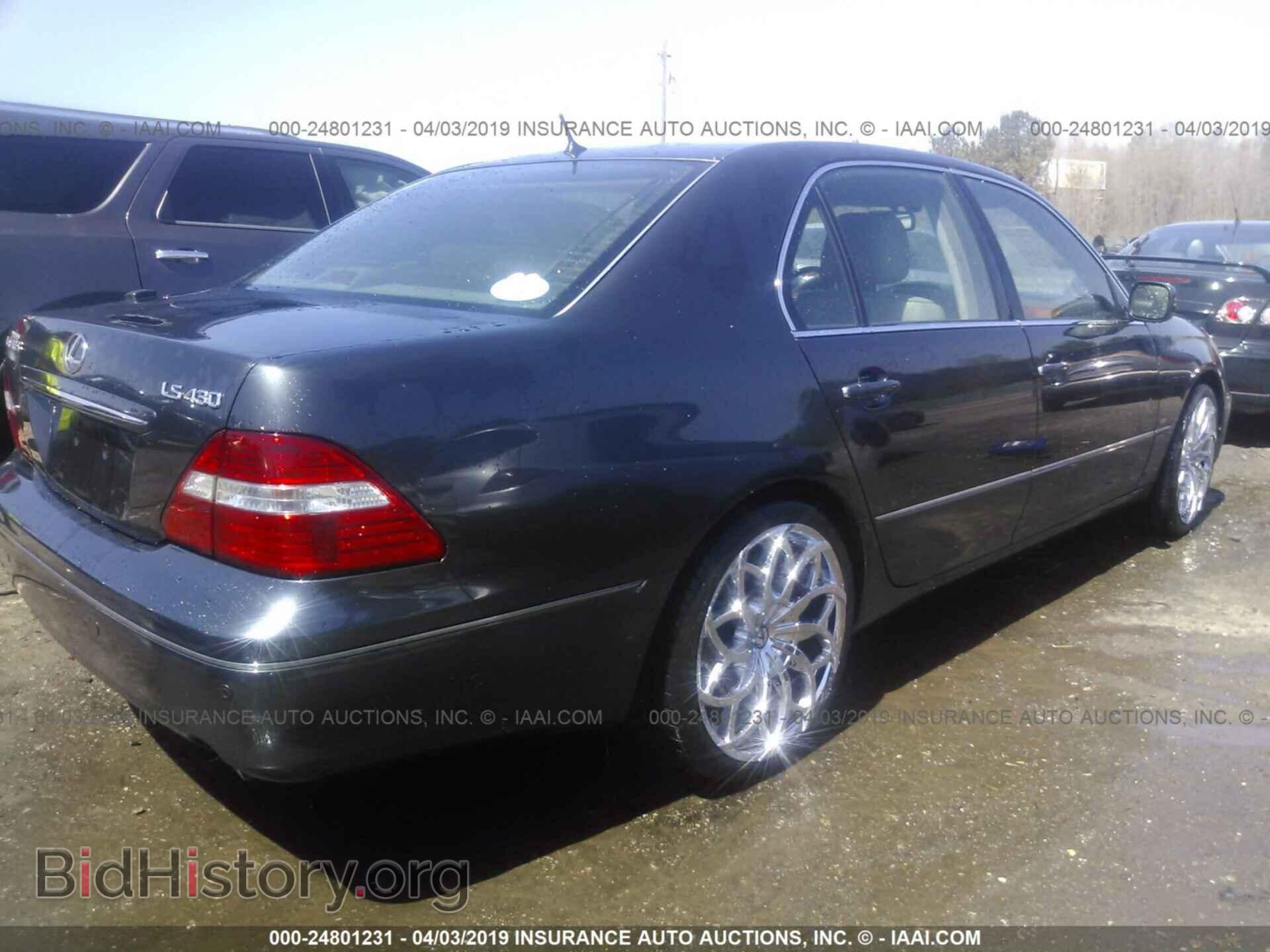 2004 LEXUS LS - VIN: JTHBN36F740165801 - Фото 4