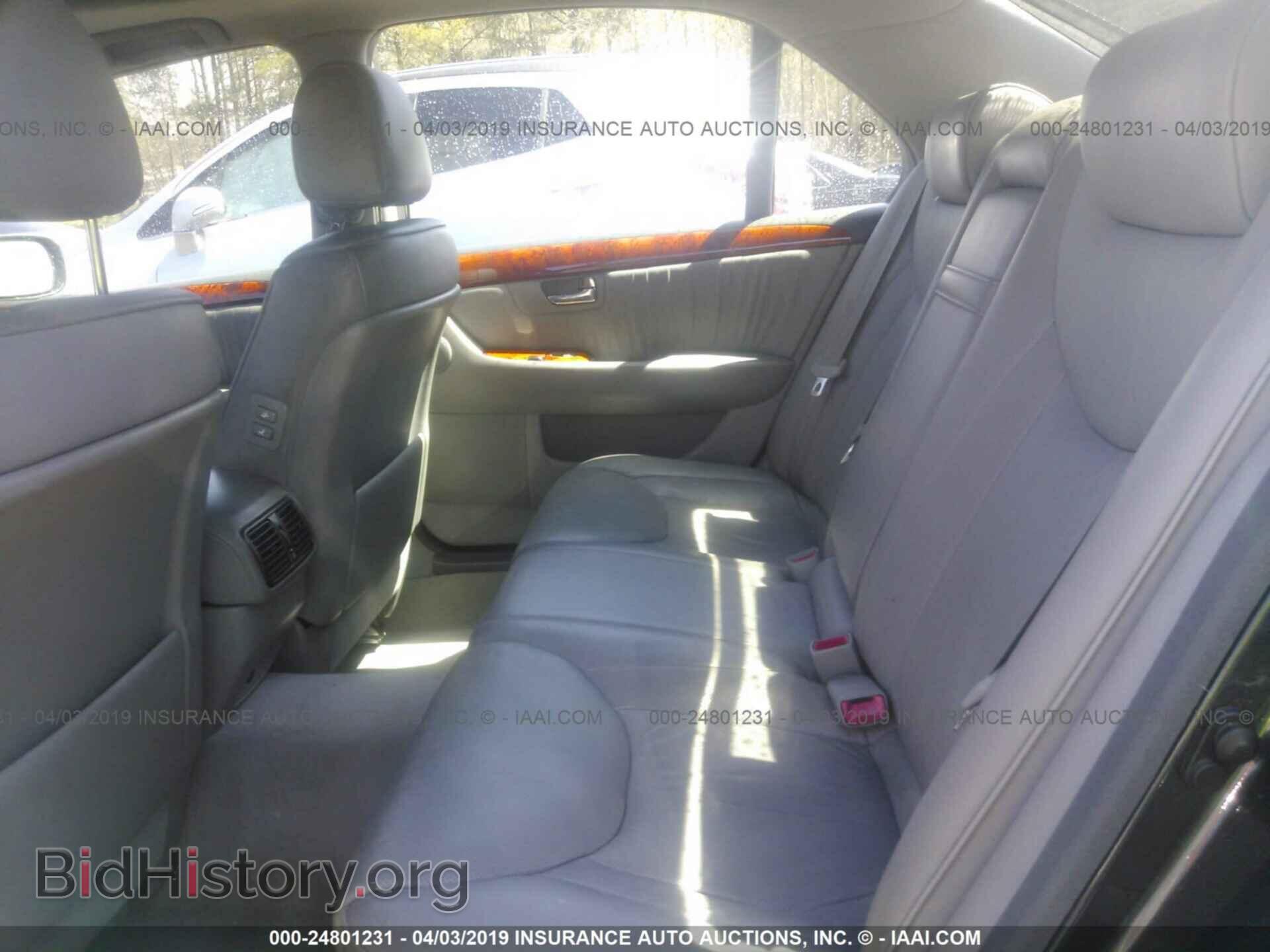 2004 LEXUS LS - VIN: JTHBN36F740165801 - Фото 8