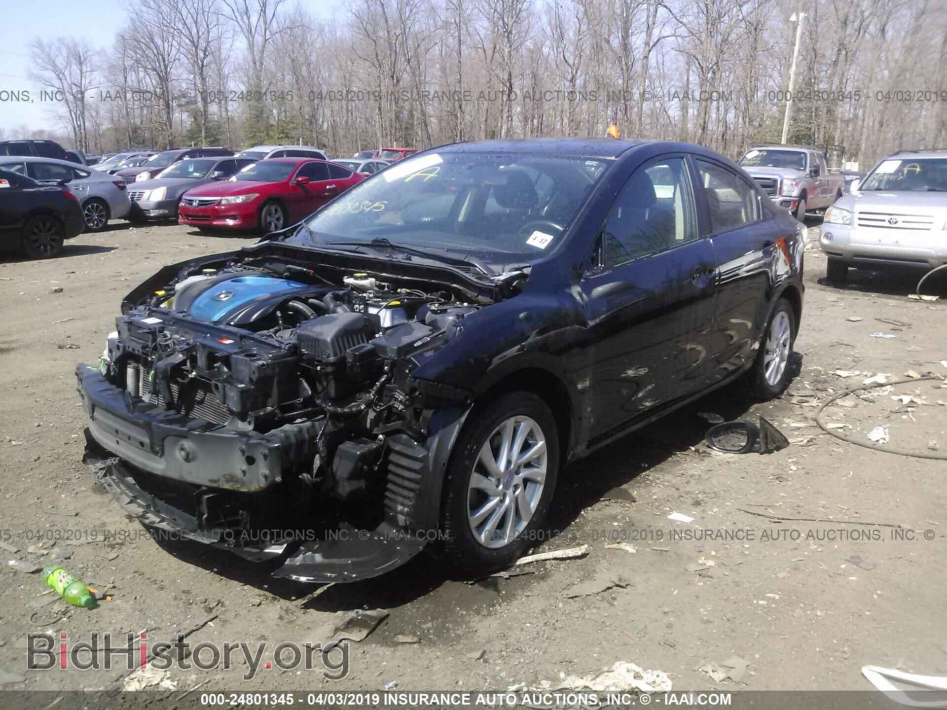 2012 MAZDA 3 - VIN: JM1BL1V83C1605424 - Фото 2