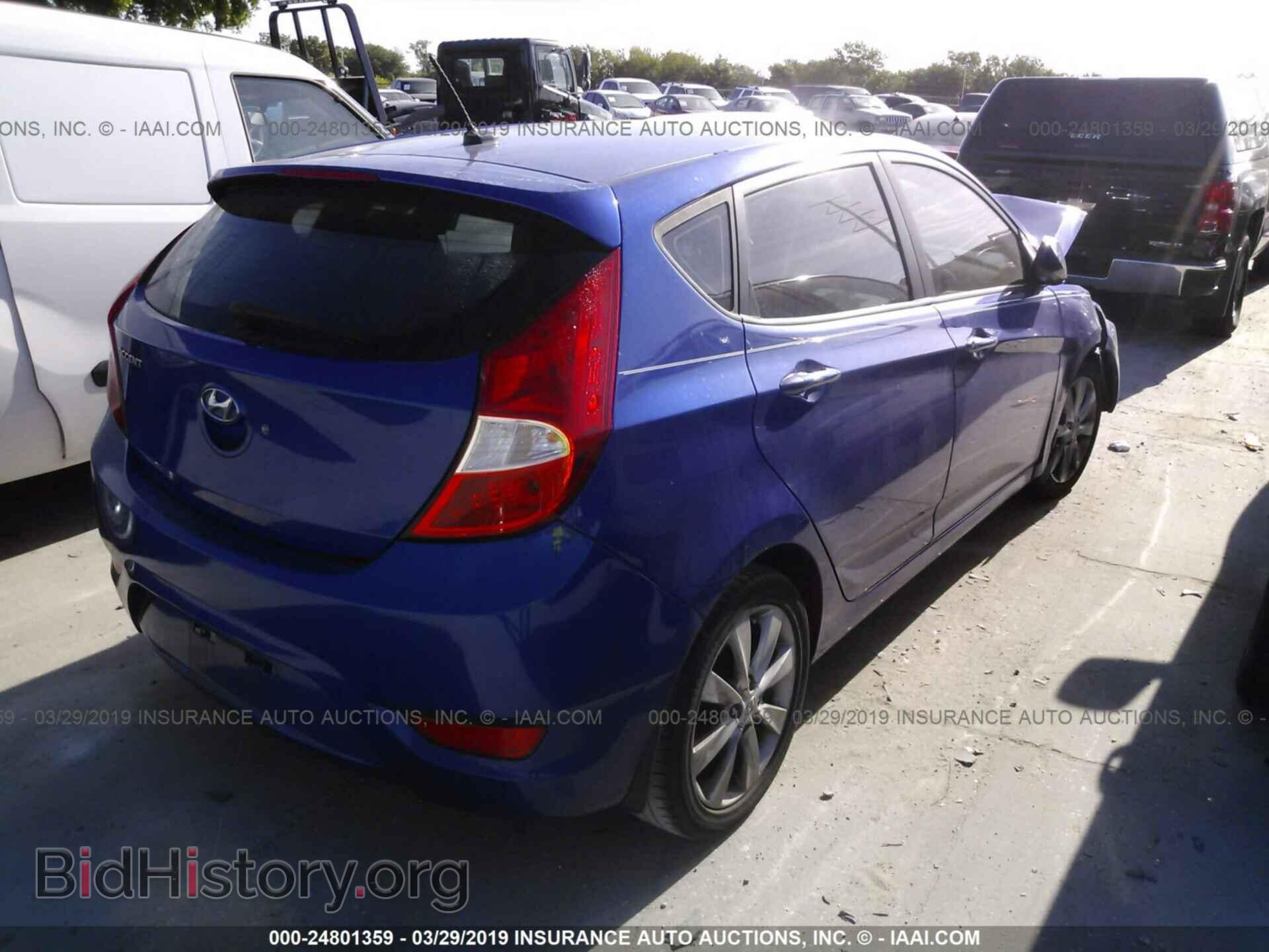 2012 HYUNDAI ACCENT - VIN: KMHCU5AE3CU032877 - Фото 4