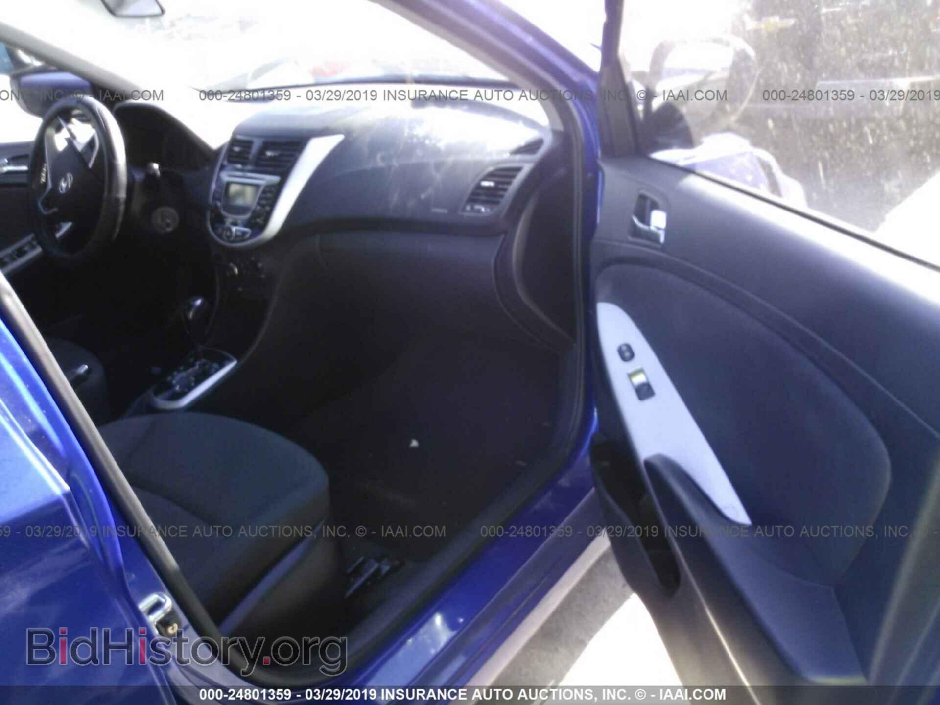 2012 HYUNDAI ACCENT - VIN: KMHCU5AE3CU032877 - Фото 5