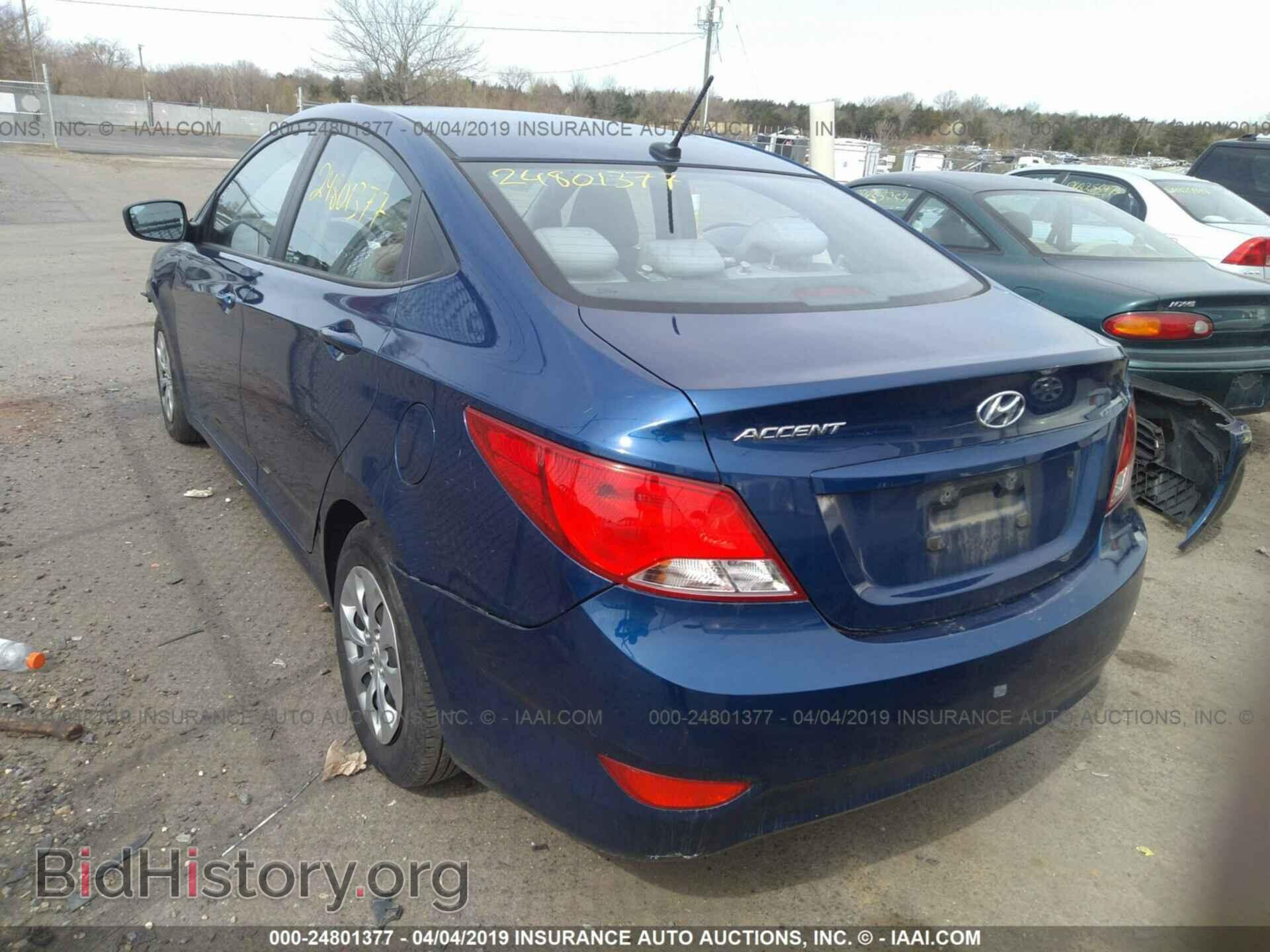 2016 HYUNDAI ACCENT - VIN: KMHCT4AE5GU972763 - Photo 3