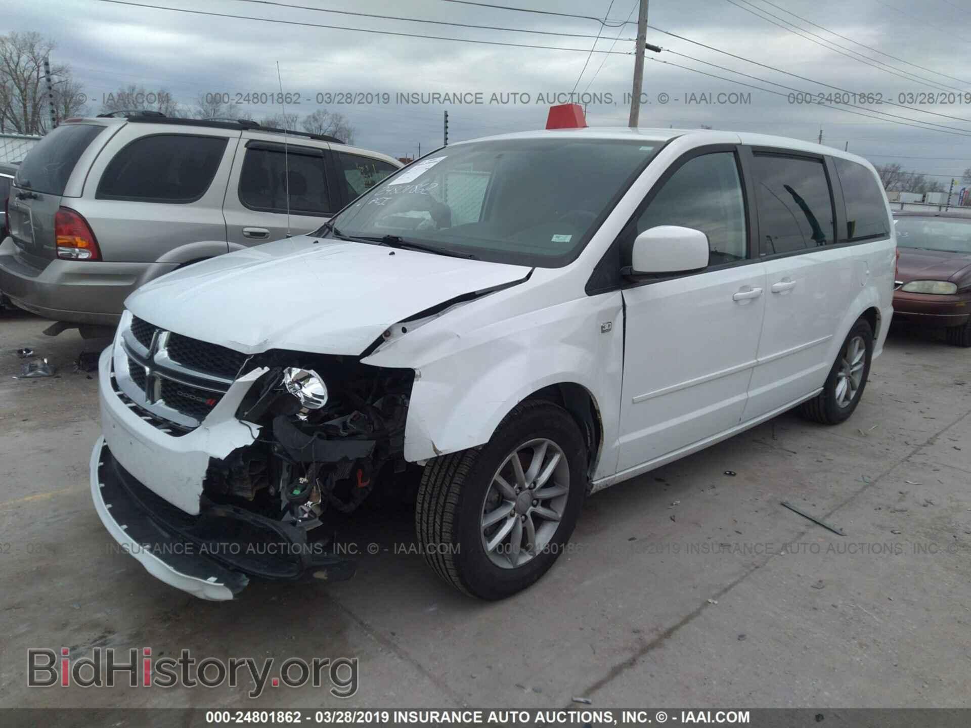 2014 DODGE GRAND CARAVAN - VIN: 2C4RDGBG0ER194203 - Фото 2