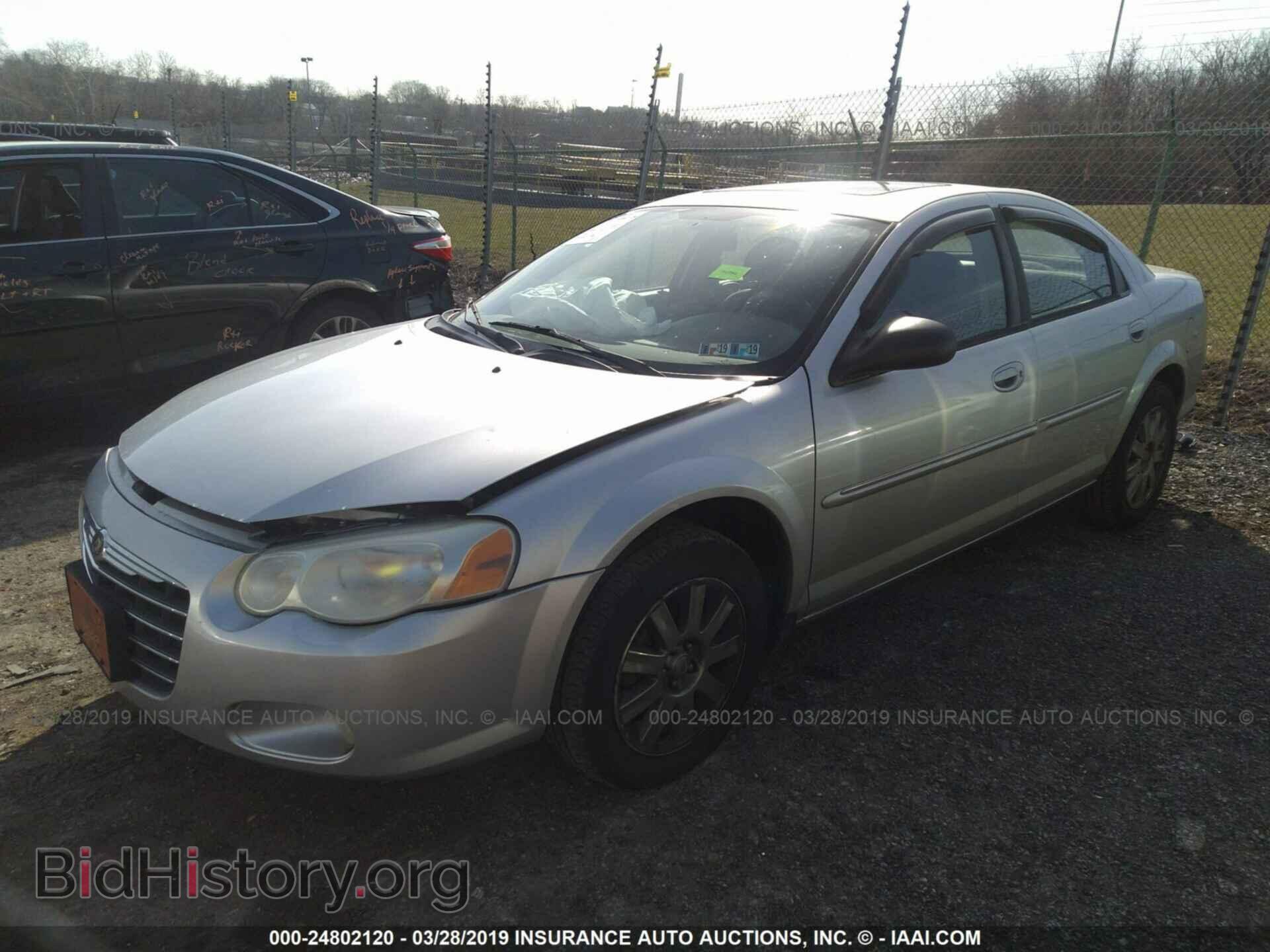 2005 CHRYSLER SEBRING - VIN: 1C3EL66R45N504569 - Фото 2