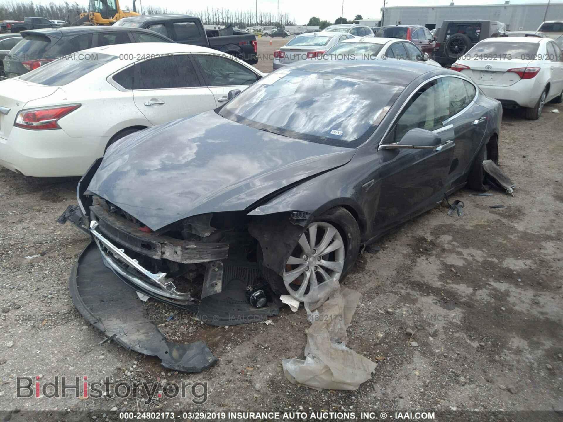 2014 TESLA MODEL S - VIN: 5YJSA1H12EFP36195 - Photo 2
