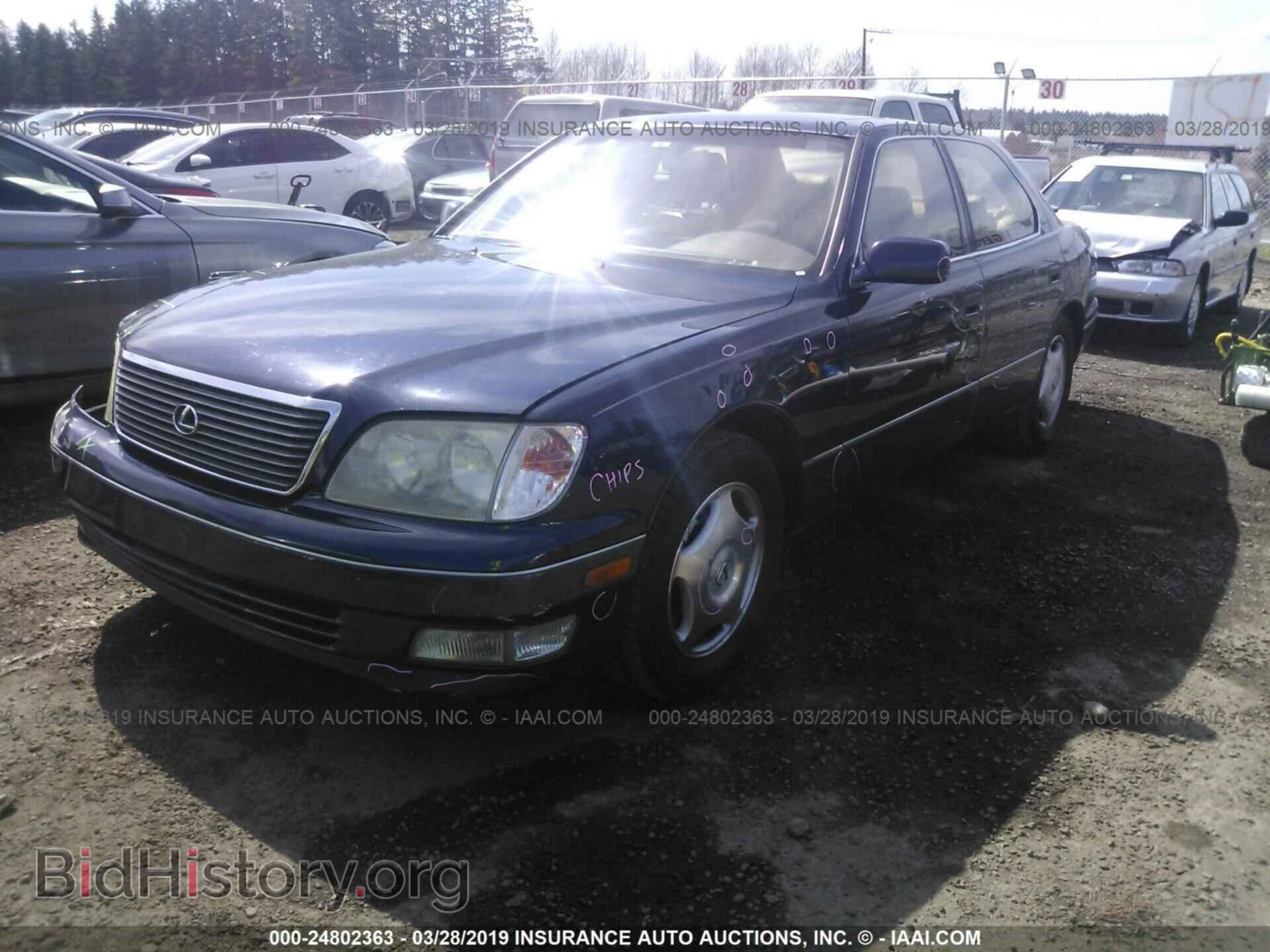 1999 LEXUS LS - VIN: JT8BH28F0X0162211 - Фото 2