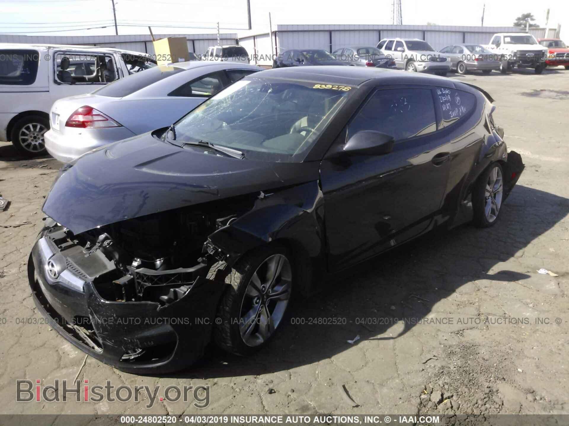 2012 HYUNDAI VELOSTER - VIN: KMHTC6AD6CU048183 - Фото 2