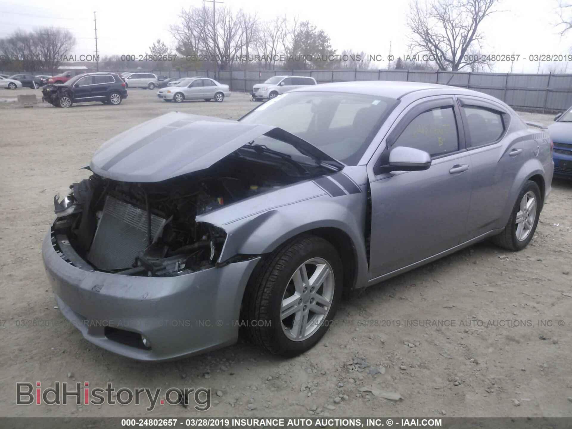 2013 DODGE AVENGER - VIN: 1C3CDZCB0DN662225 - Фото 2