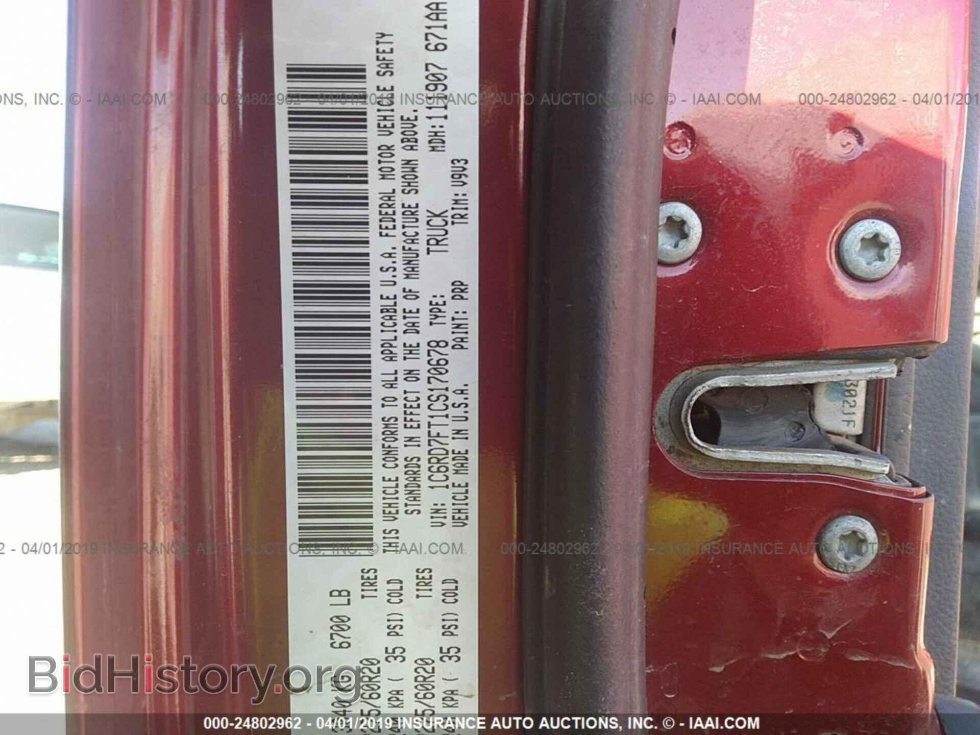 2012 DODGE RAM 1500 - VIN: 1C6RD7FT1CS170678 - Фото 9