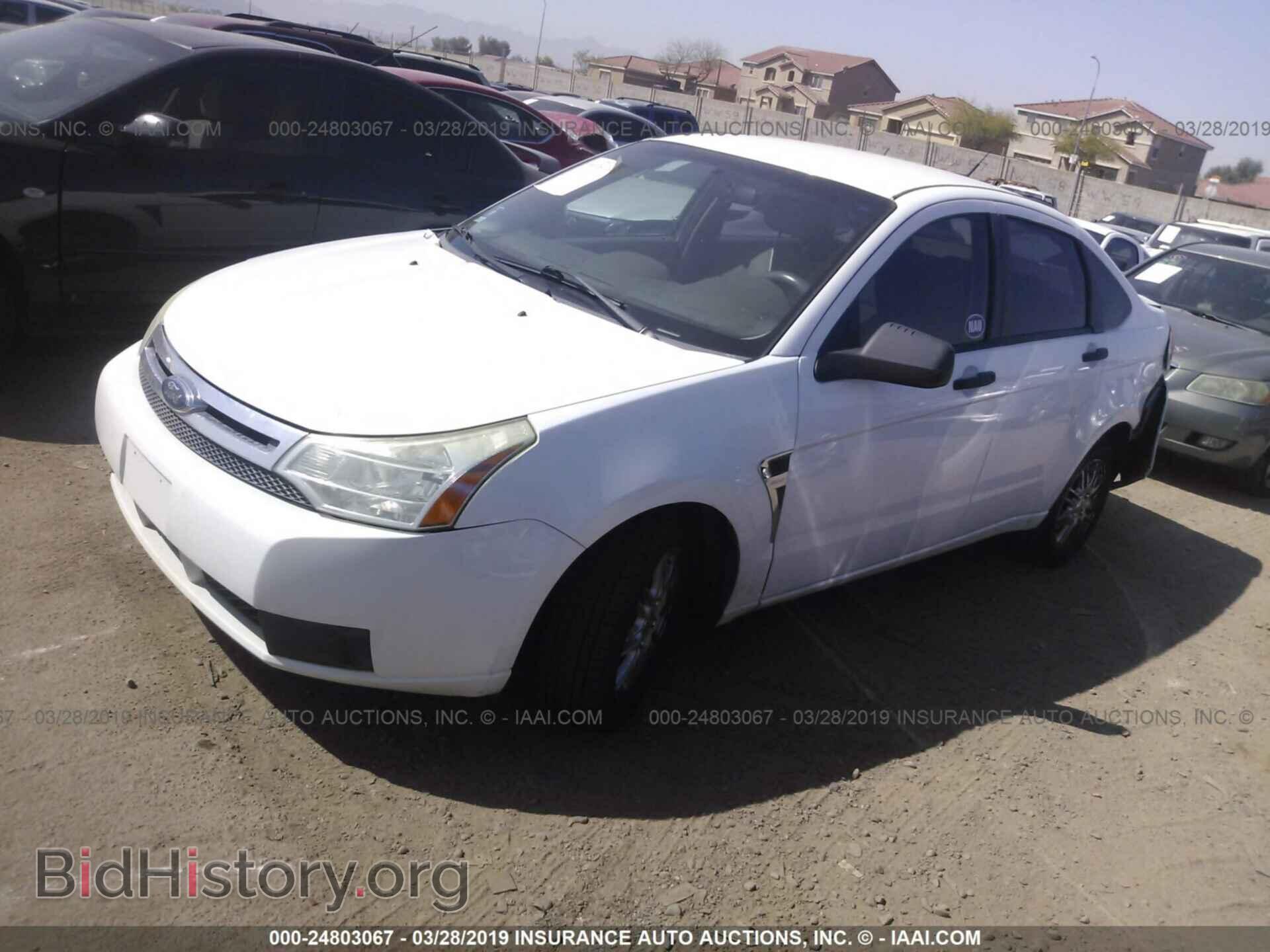 2008 FORD FOCUS - VIN: 1FAHP35N08W250941 - Фото 2