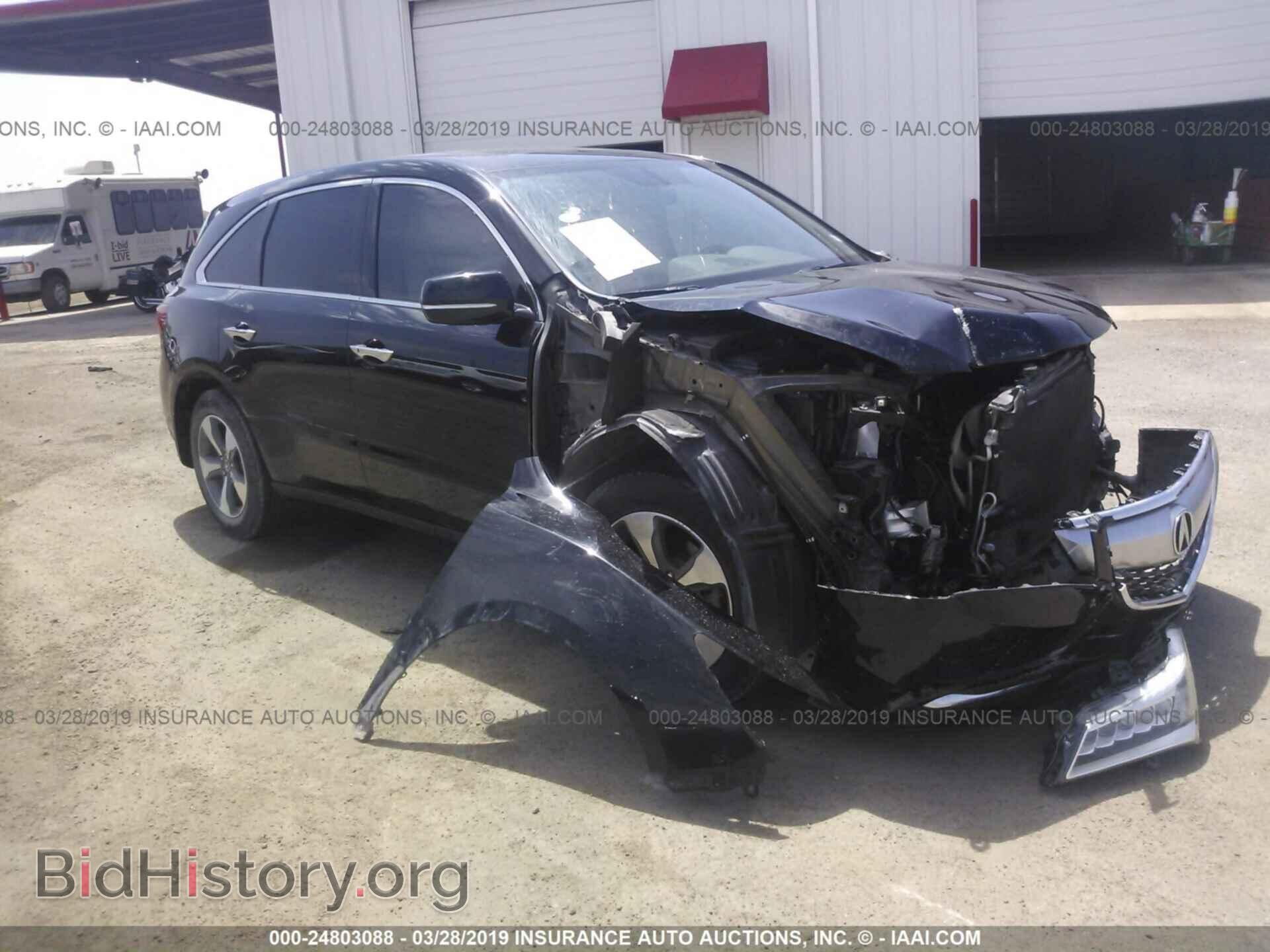 Photo 5FRYD3H24GB019403 - ACURA MDX 2016