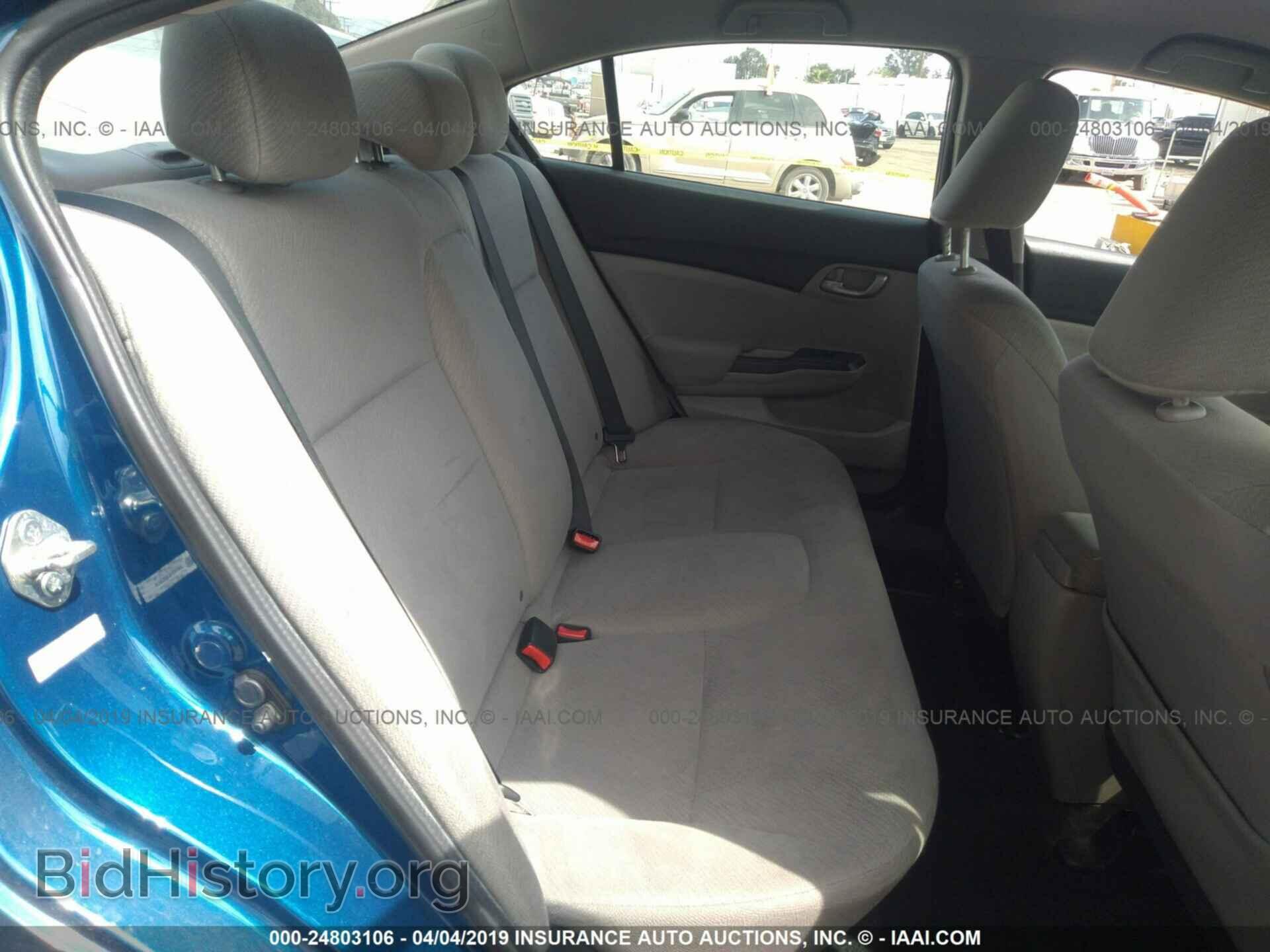 2013 HONDA CIVIC - VIN: 19XFB2F5XDE253830 - Фото 8