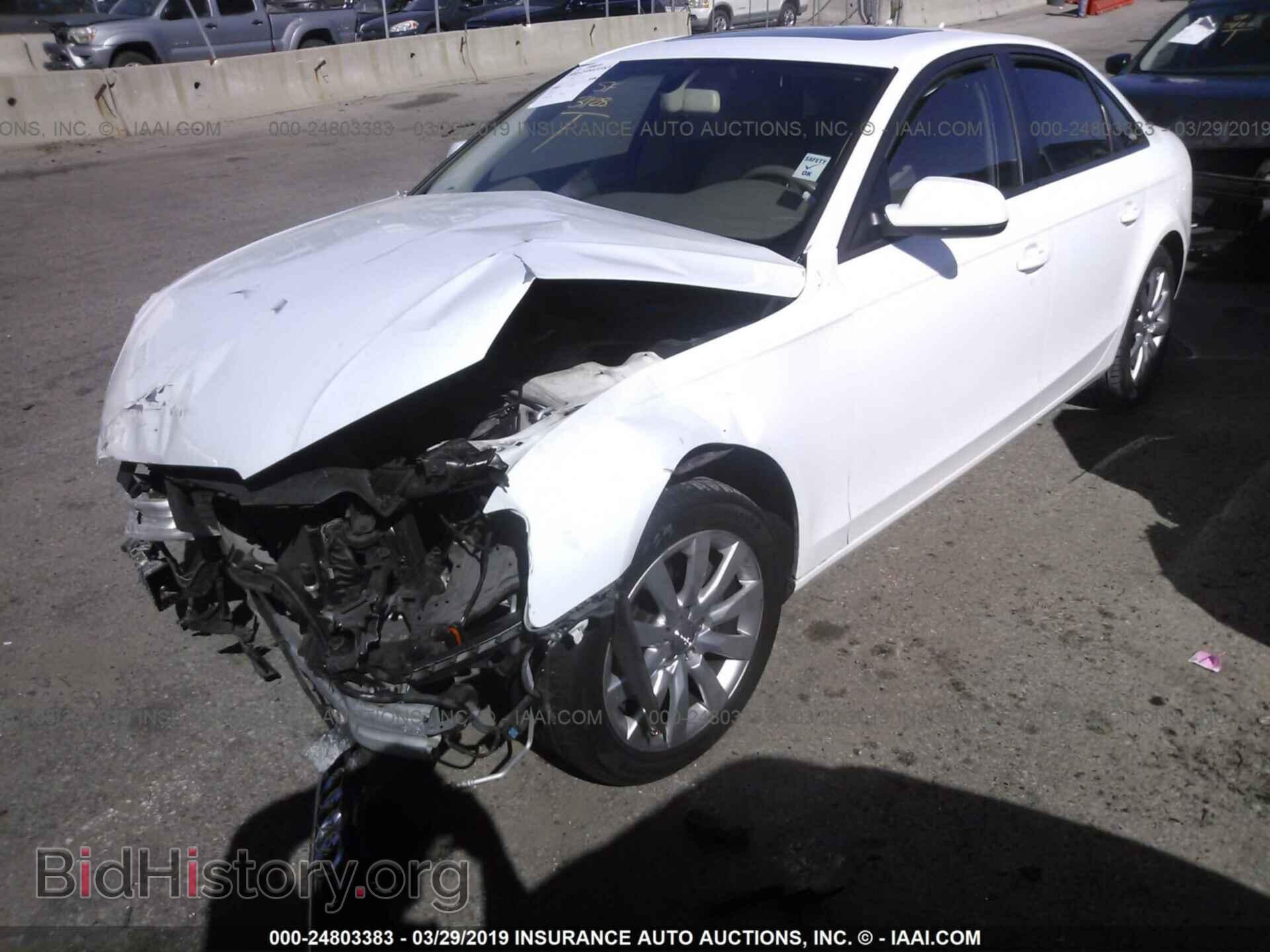 2012 AUDI A4 - VIN: WAUAFAFL3CN000900 - Photo 2