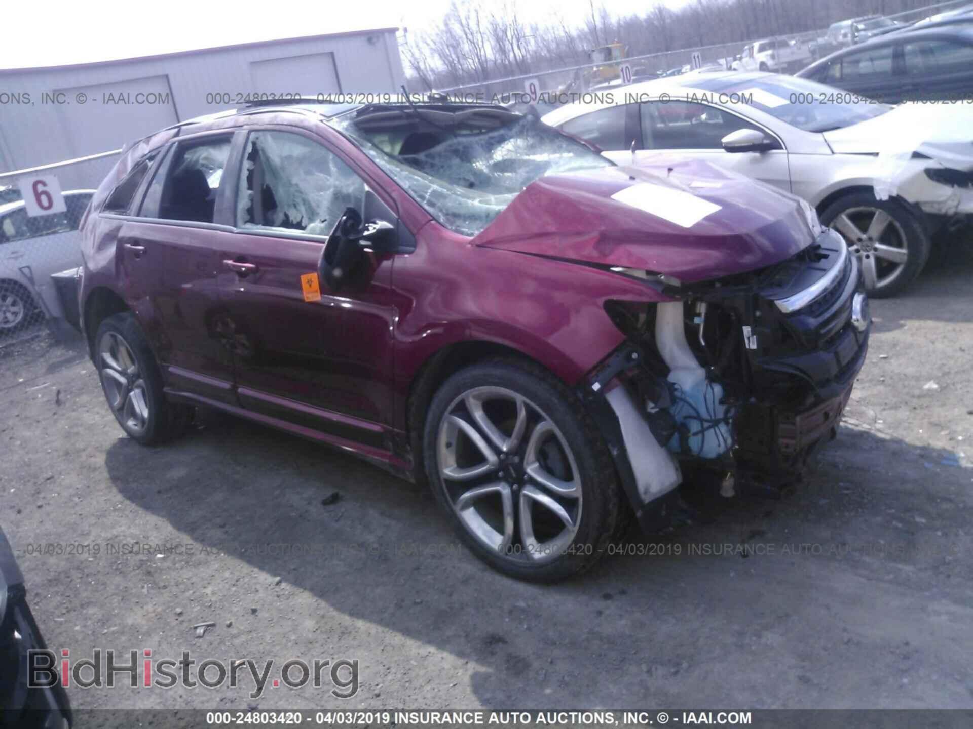 Фотография 2FMDK4AK5EBB59505 - FORD EDGE 2014