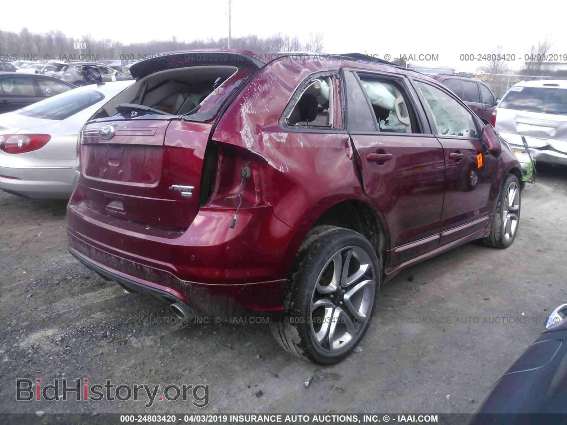 2014 FORD EDGE - VIN: 2FMDK4AK5EBB59505 - Фото 4