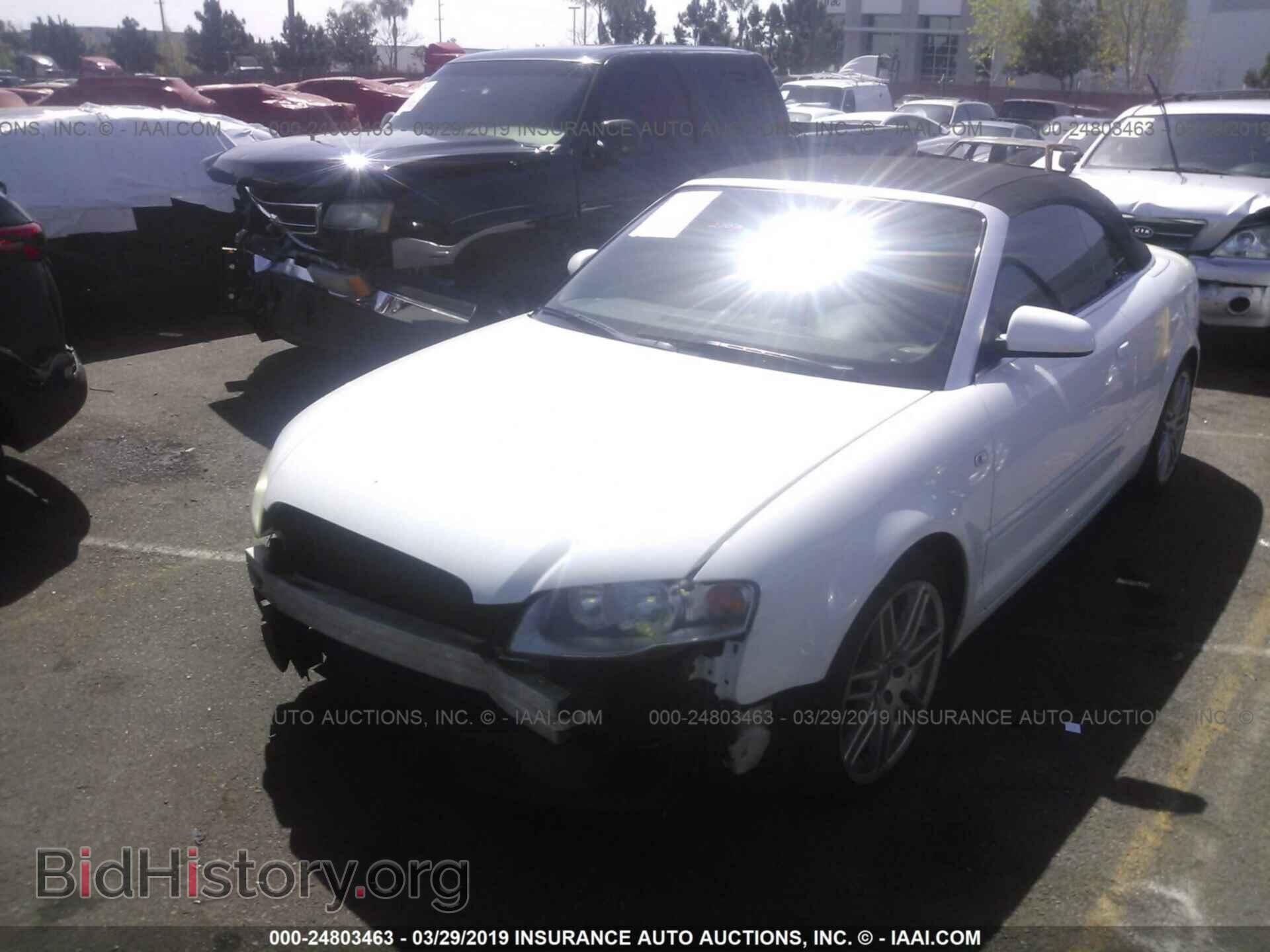 2007 AUDI A4 - VIN: WAUAF48H87K036423 - Фото 2