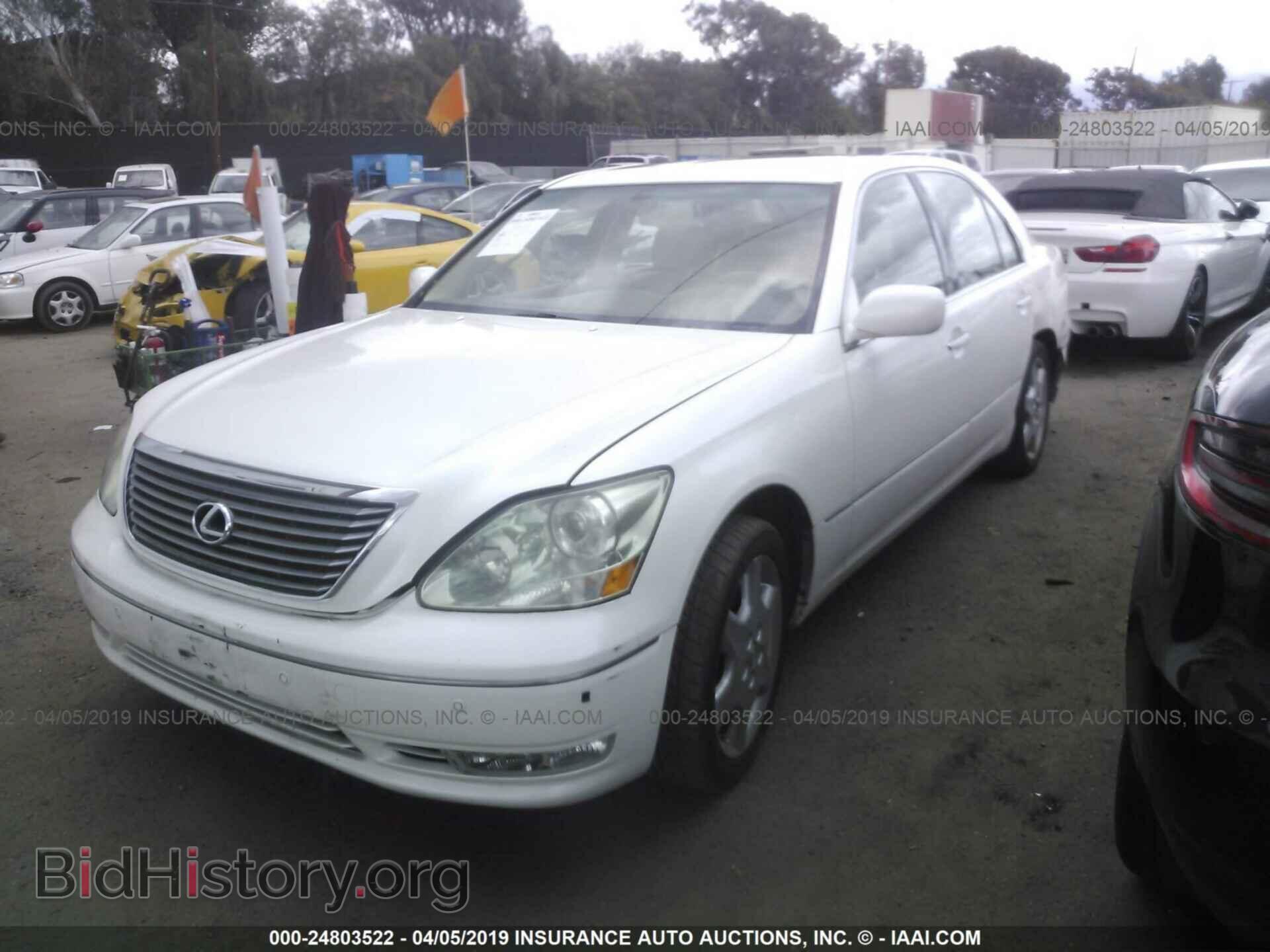 2004 LEXUS LS - VIN: JTHBN36F640172965 - Фото 2