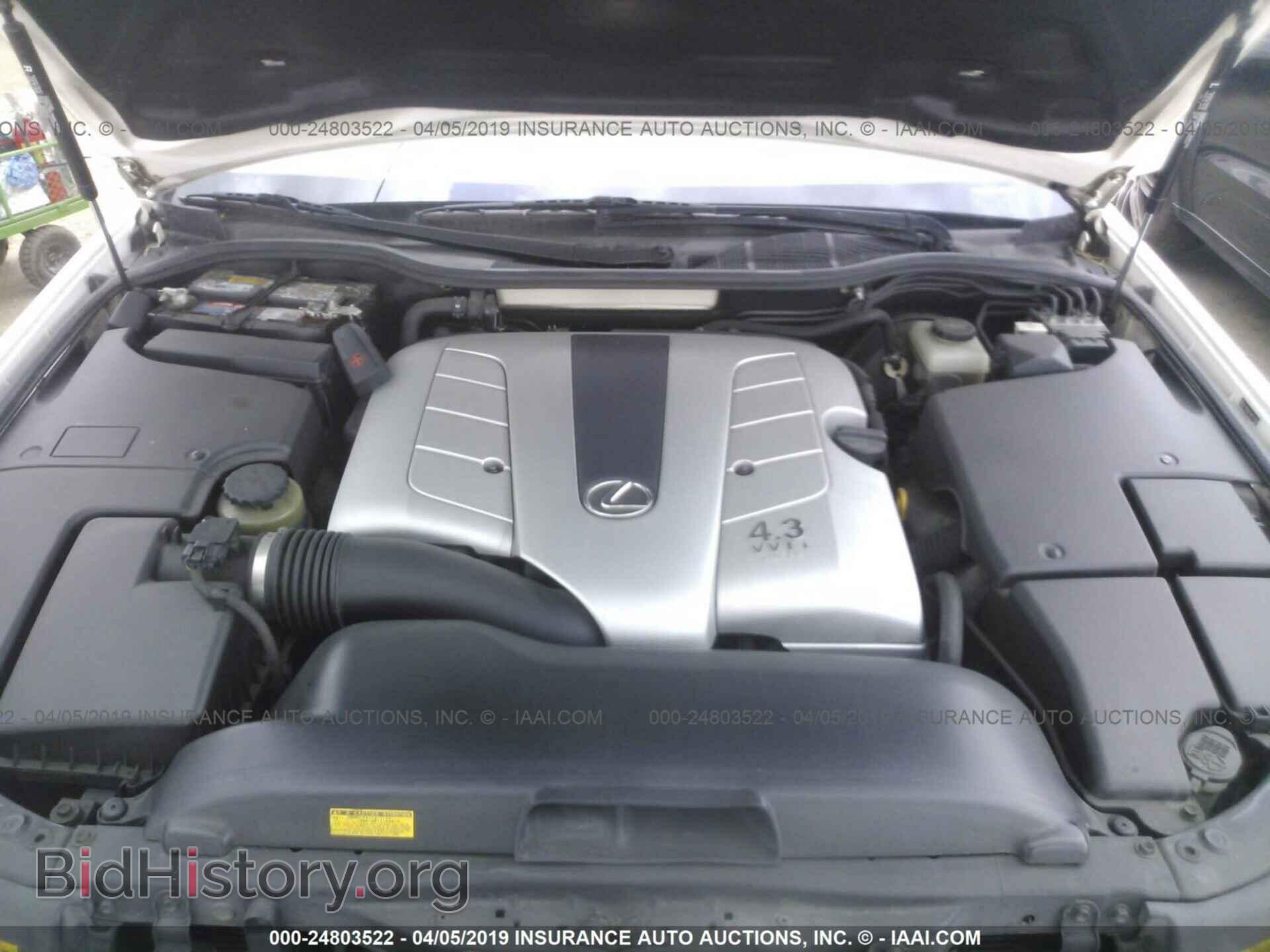 2004 LEXUS LS - VIN: JTHBN36F640172965 - Фото 10