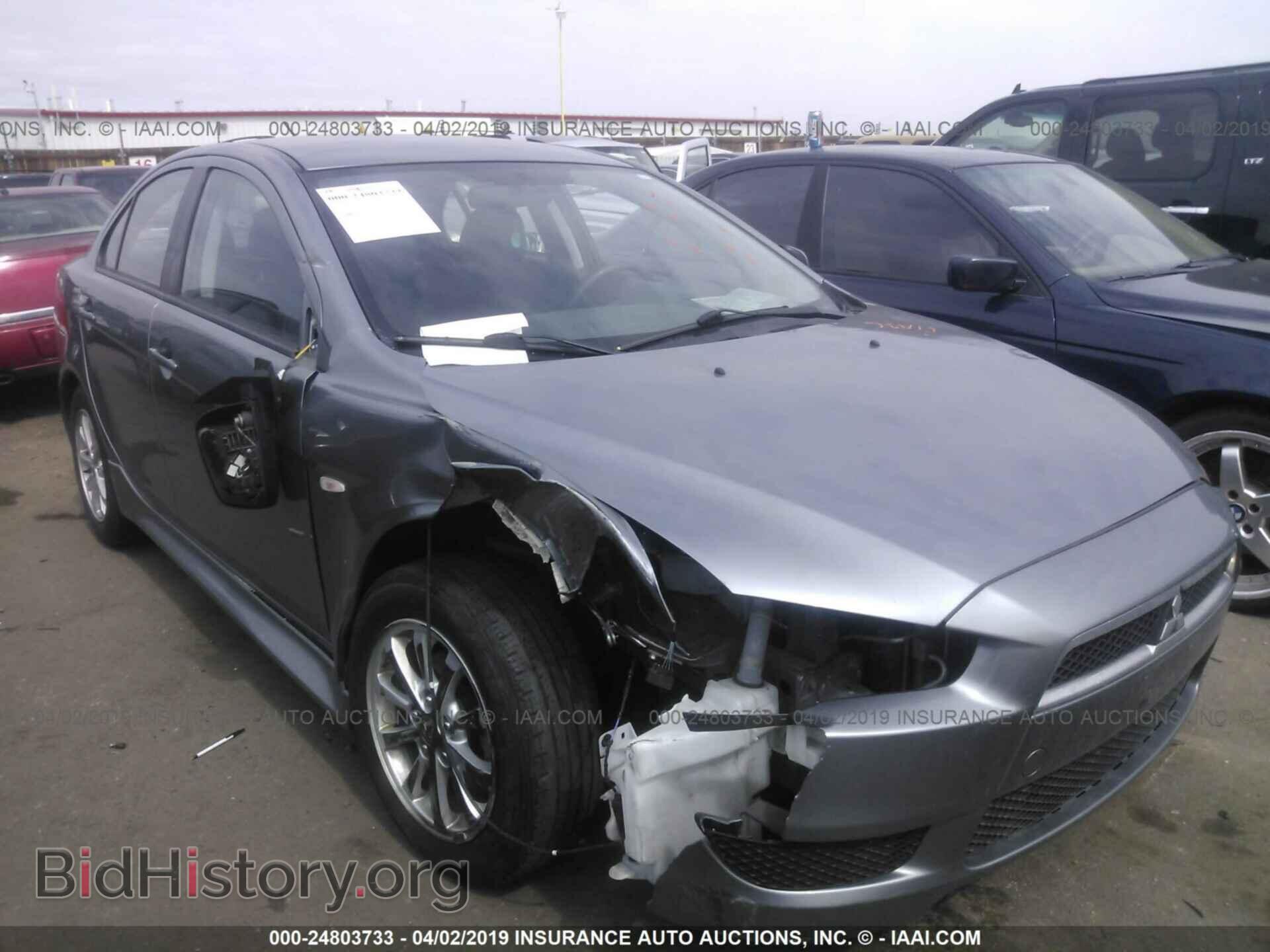 Photo JA32U2FU2CU023617 - MITSUBISHI LANCER 2012
