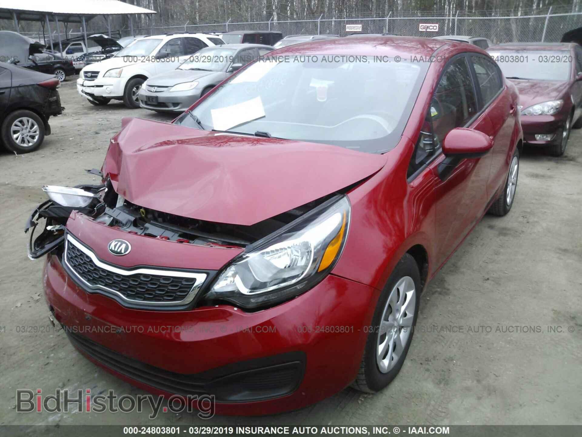 2014 KIA RIO - VIN: KNADN4A37E6419869 - Фото 2