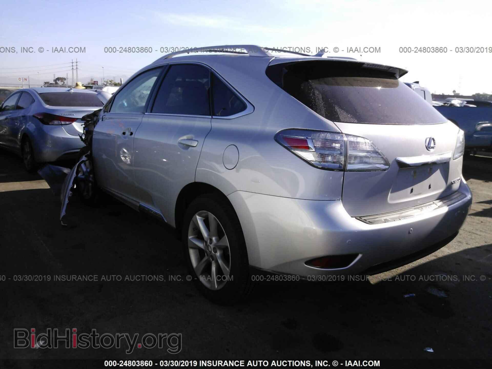 2011 LEXUS RX - VIN: 2T2BK1BA6BC100106 - Фото 3