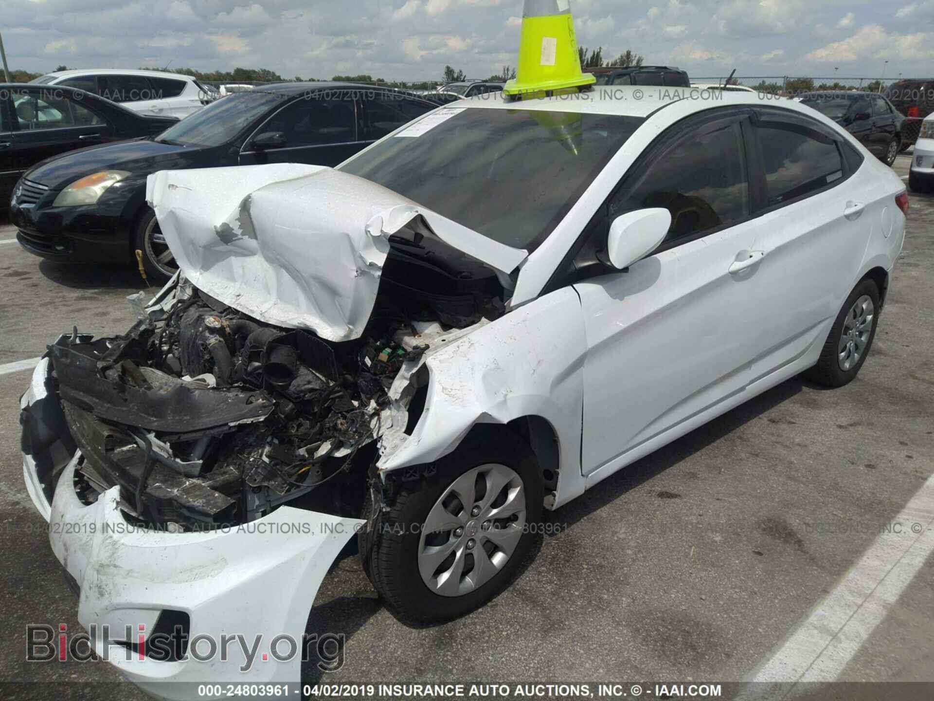 2016 HYUNDAI ACCENT - VIN: KMHCT4AE4GU162685 - Фото 2