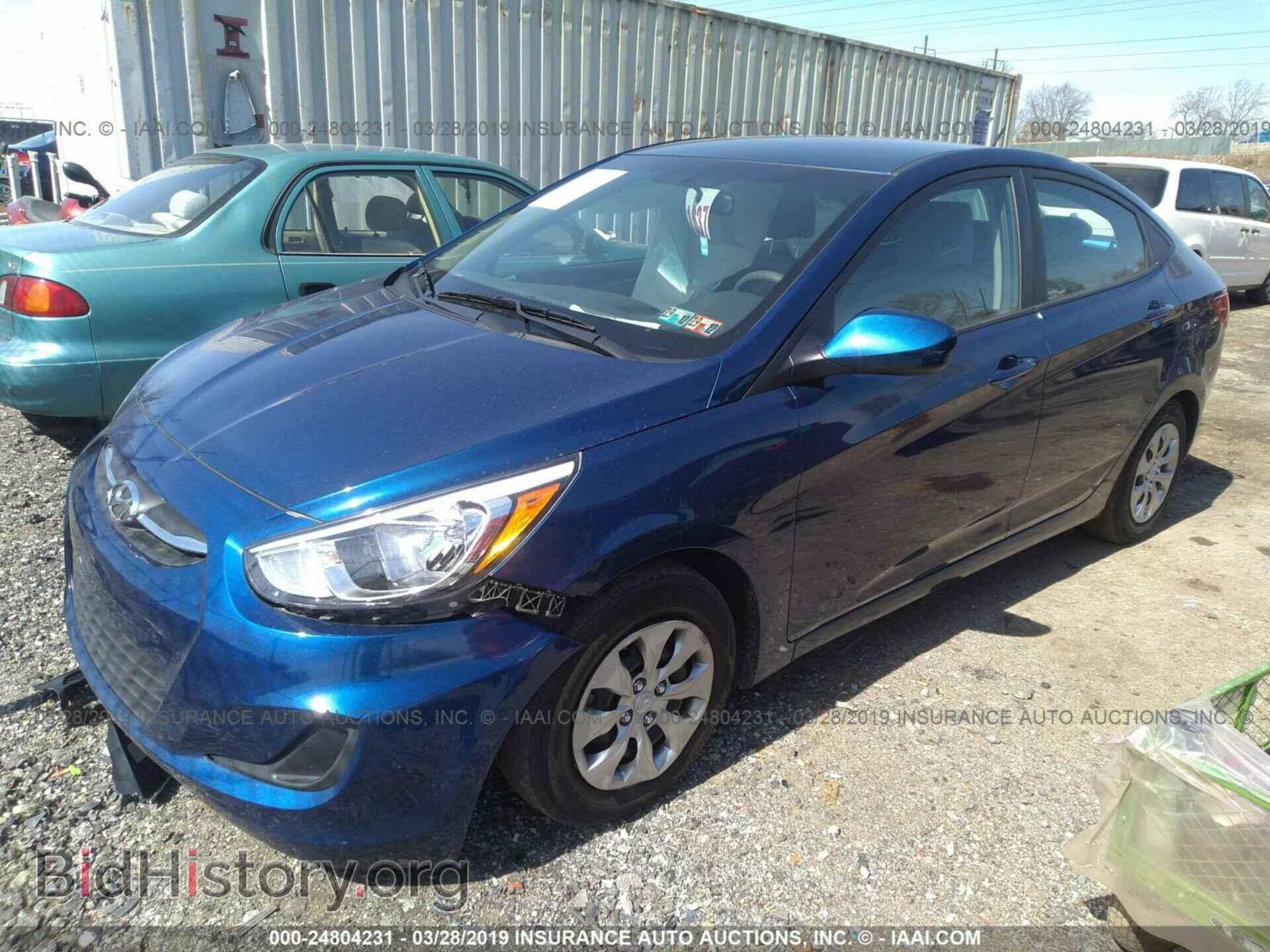 2017 HYUNDAI ACCENT - VIN: KMHCT4AEXHU314471 - Фото 2