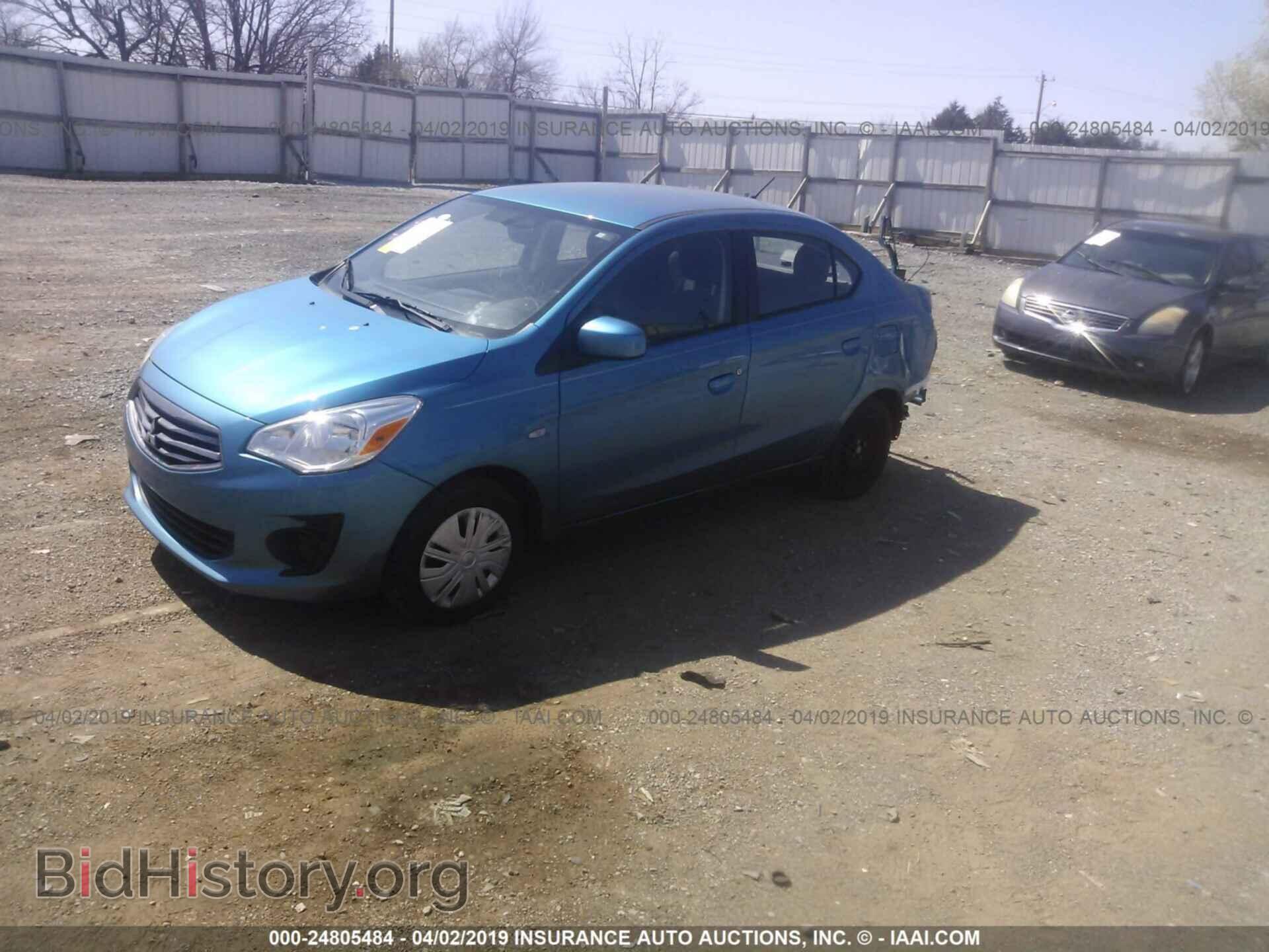 2017 MITSUBISHI MIRAGE - VIN: ML32F3FJ4HHF05468 - Фото 2