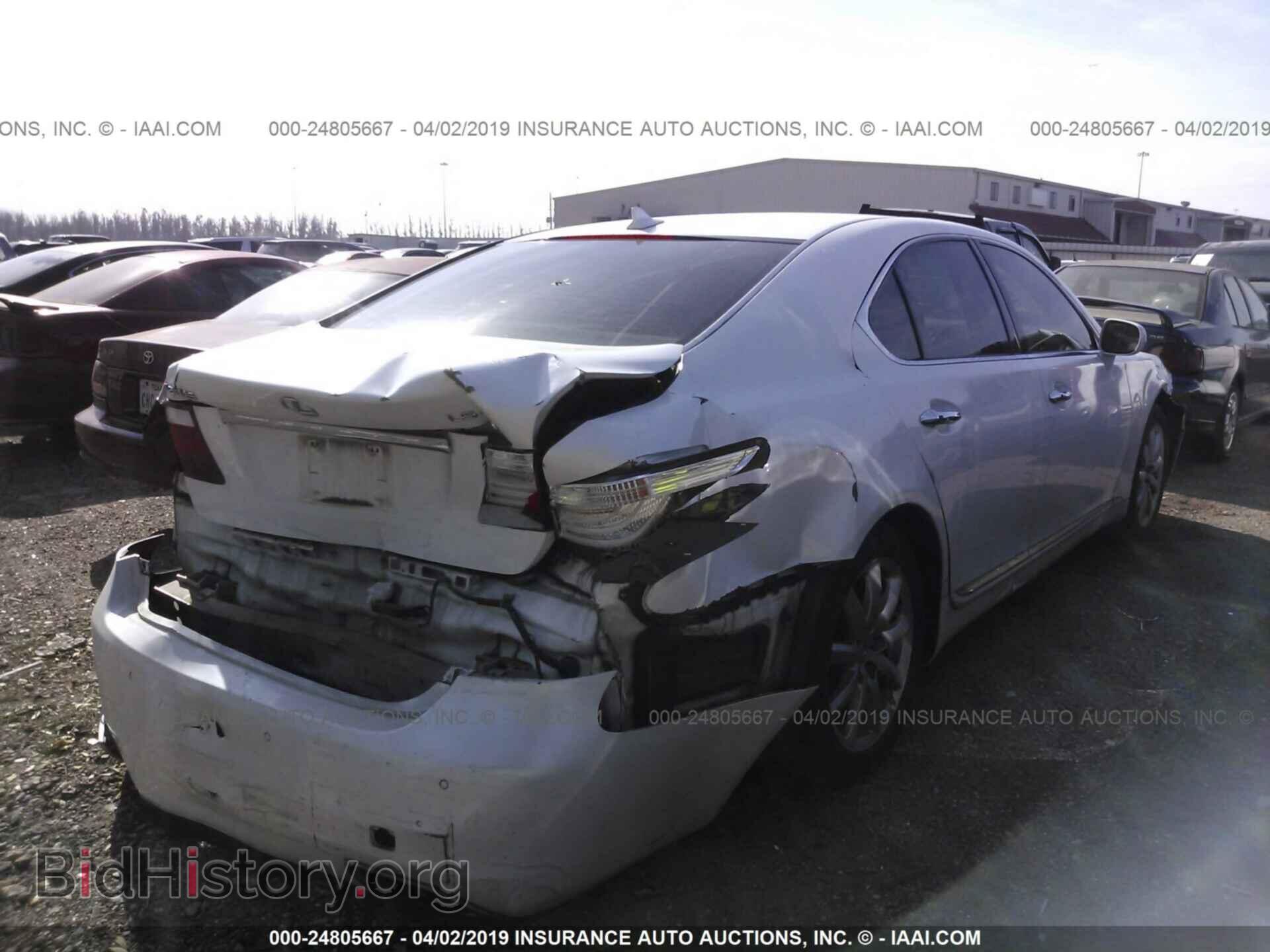 2007 LEXUS LS - VIN: JTHBL46F175051165 - Photo 4