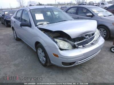 2007 Ford FOCUS ZX4/S/SE/SES, gray — VIN 1FAHP34N17W245912, IAAI