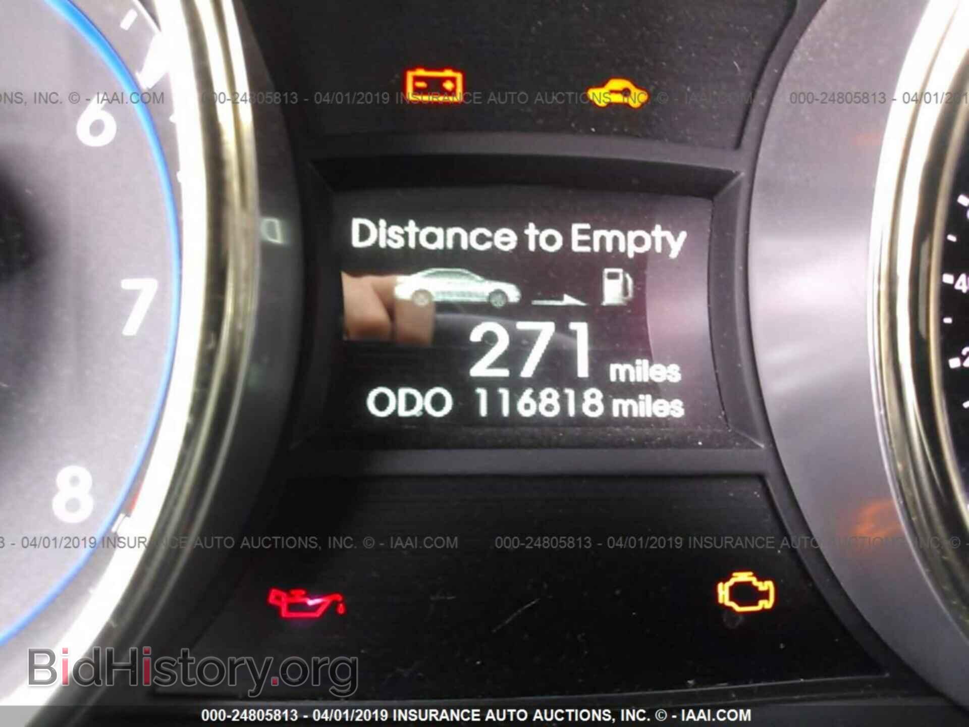 2012 HYUNDAI SONATA - VIN: 5NPEC4AC3CH496366 - Фото 7