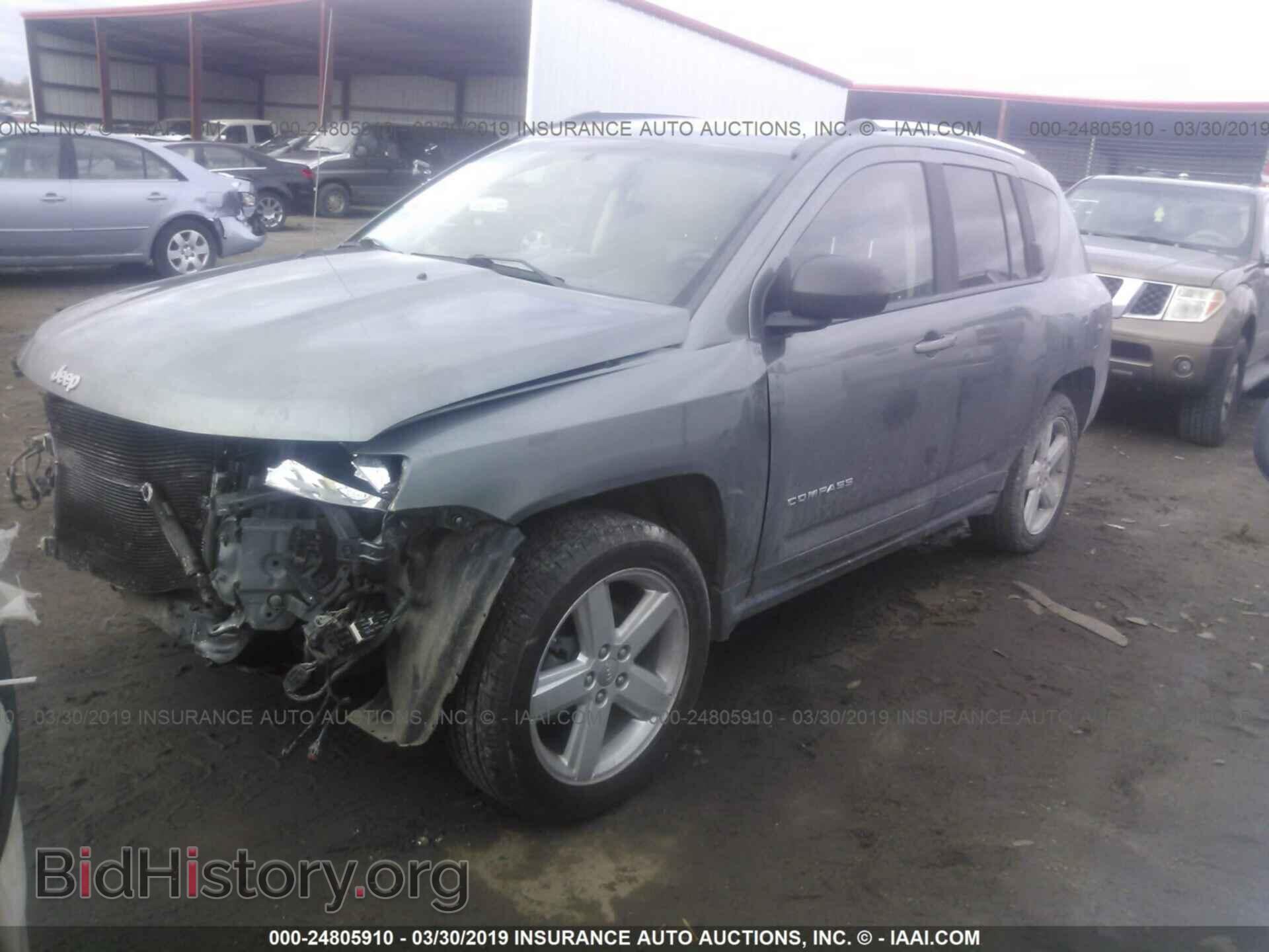 2012 JEEP COMPASS - VIN: 1C4NJDCB9CD593328 - Фото 2