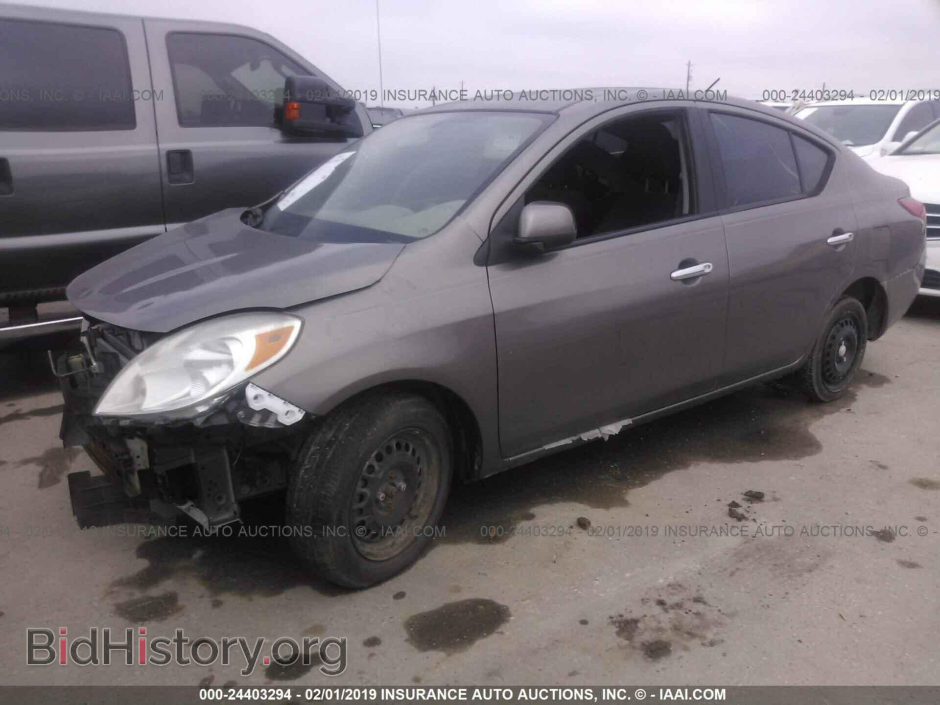 2012 NISSAN VERSA - VIN: 3N1CN7AP7CL870566 - Фото 2