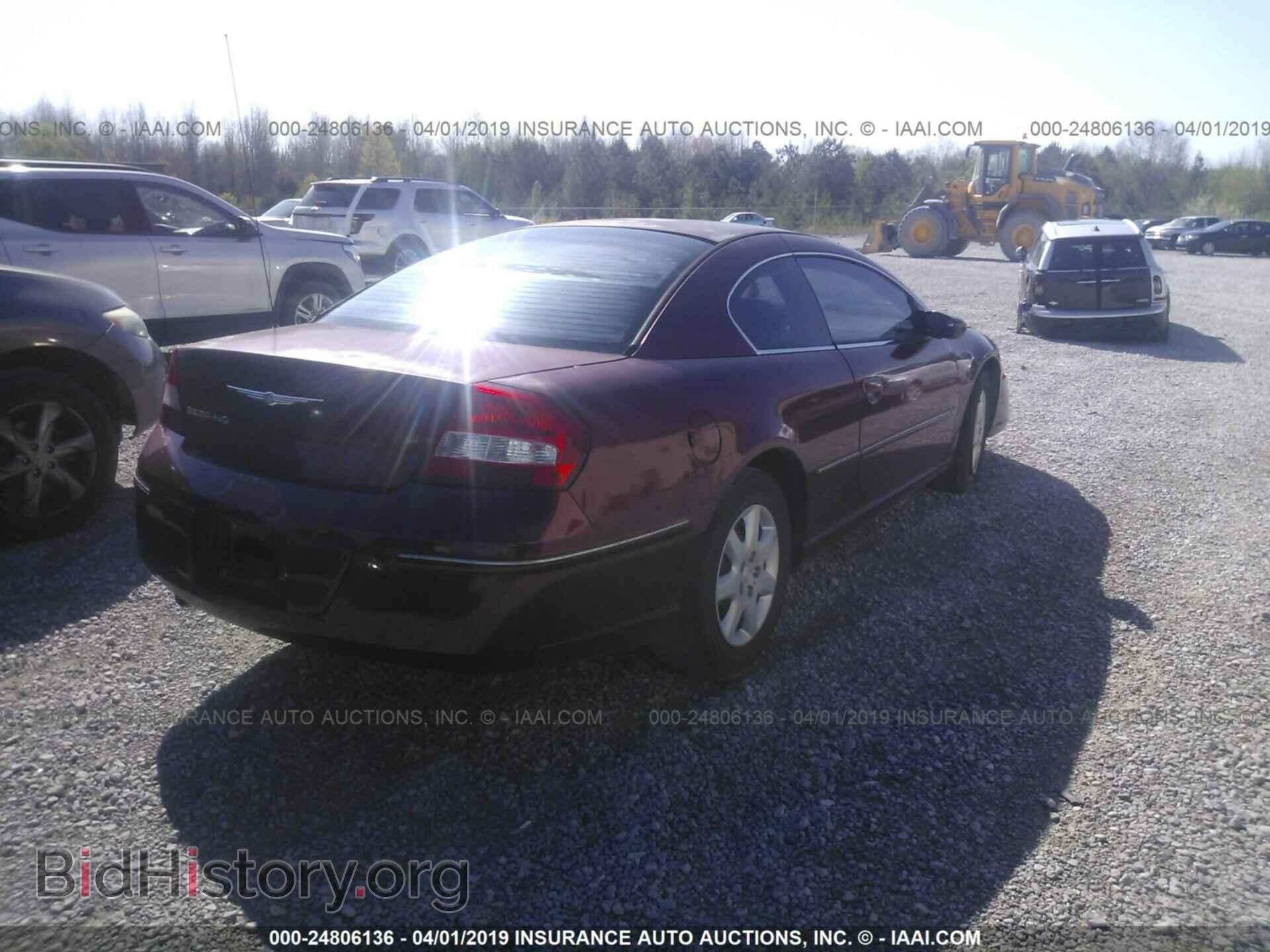 2004 CHRYSLER SEBRING - VIN: 4C3AG42G54E090811 - Фото 4