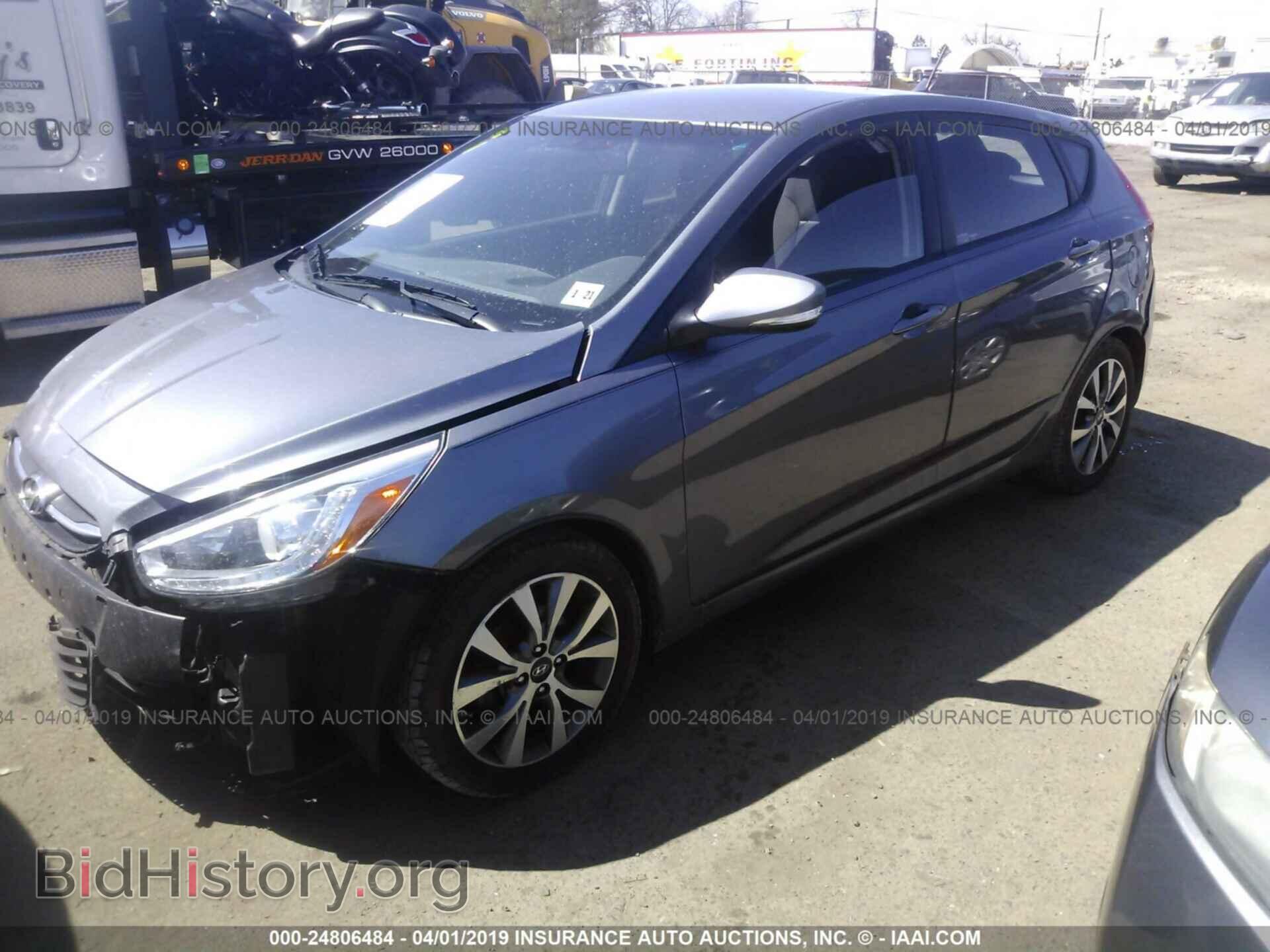 2016 HYUNDAI ACCENT - VIN: KMHCU5AE0GU250085 - Фото 2