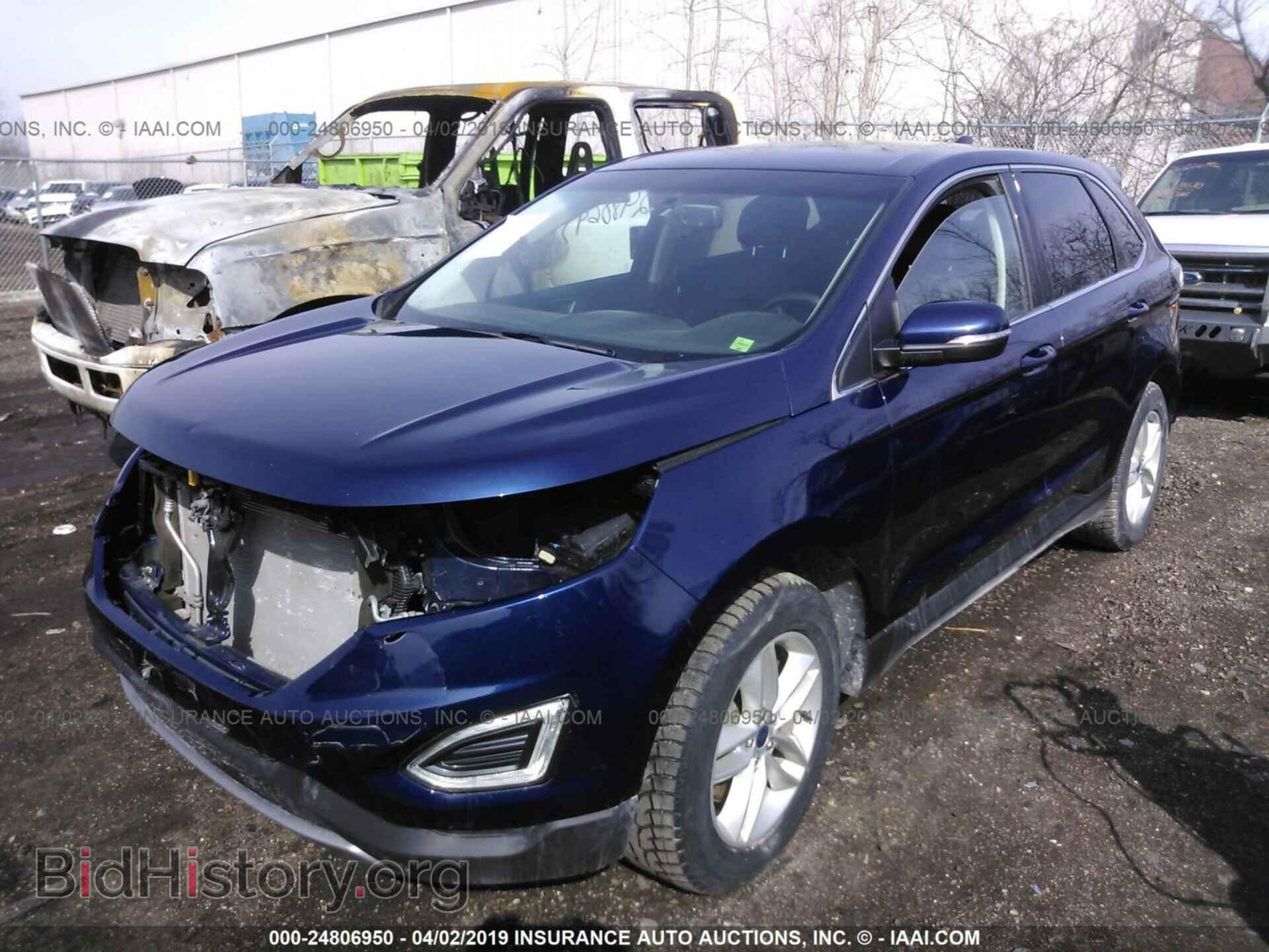 2016 FORD EDGE - VIN: 2FMPK4J91GBB99545 - Фото 2