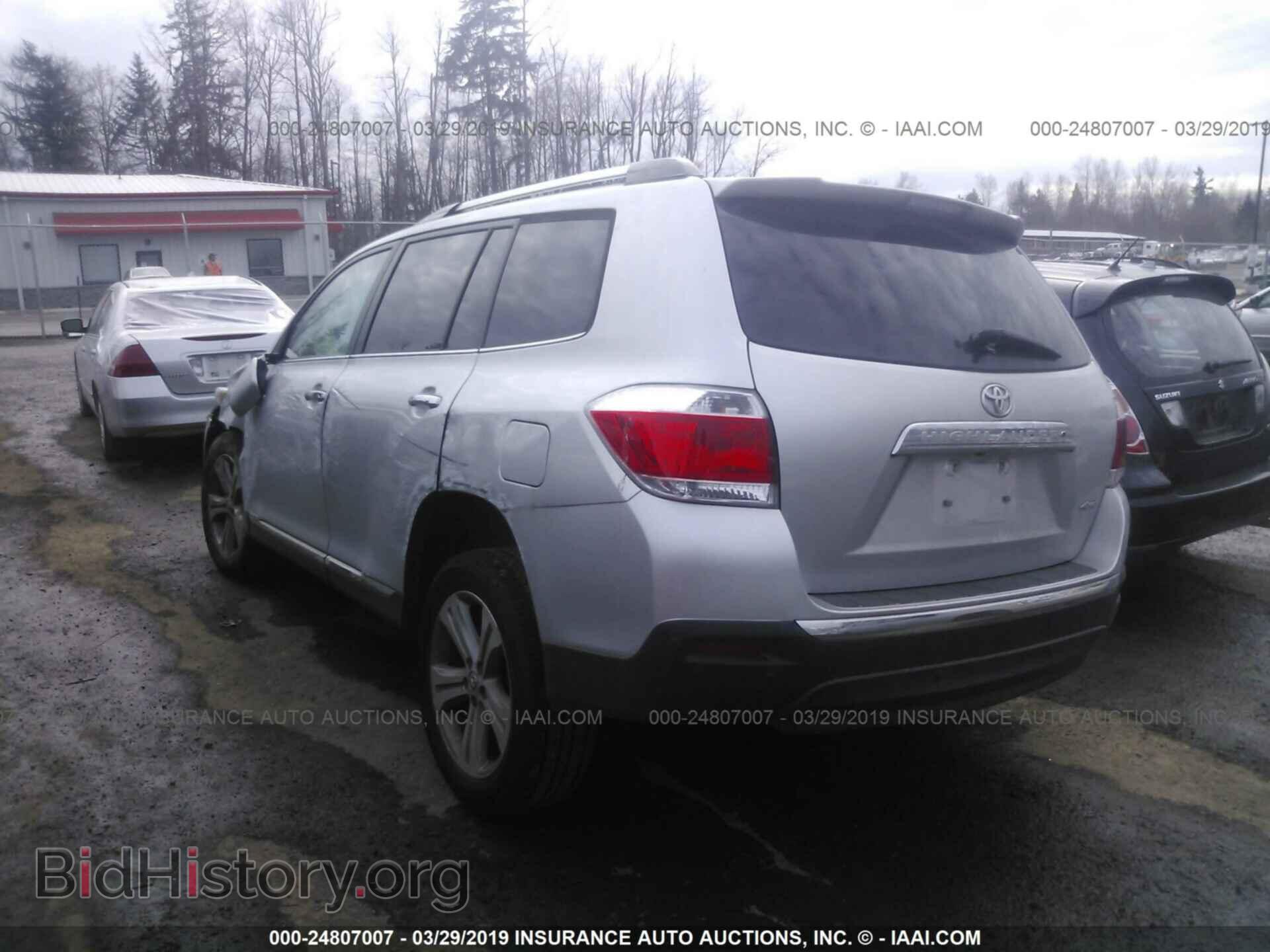 2012 TOYOTA HIGHLANDER - VIN: 5TDDK3EH3CS141805 - Фото 3