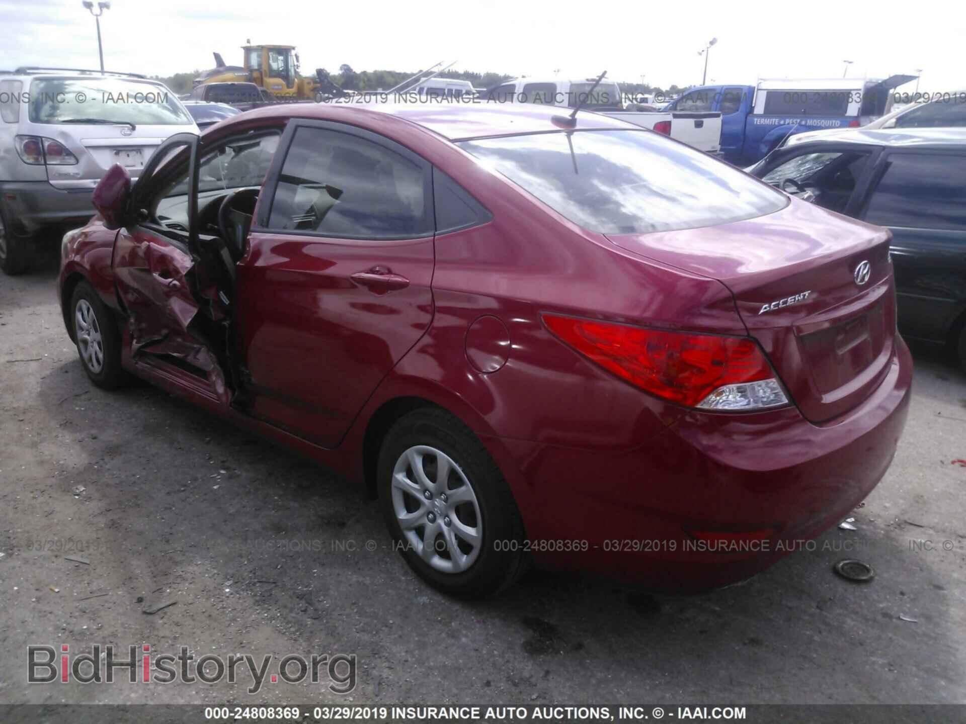 2014 HYUNDAI ACCENT - VIN: KMHCT4AE5EU694637 - Фото 3