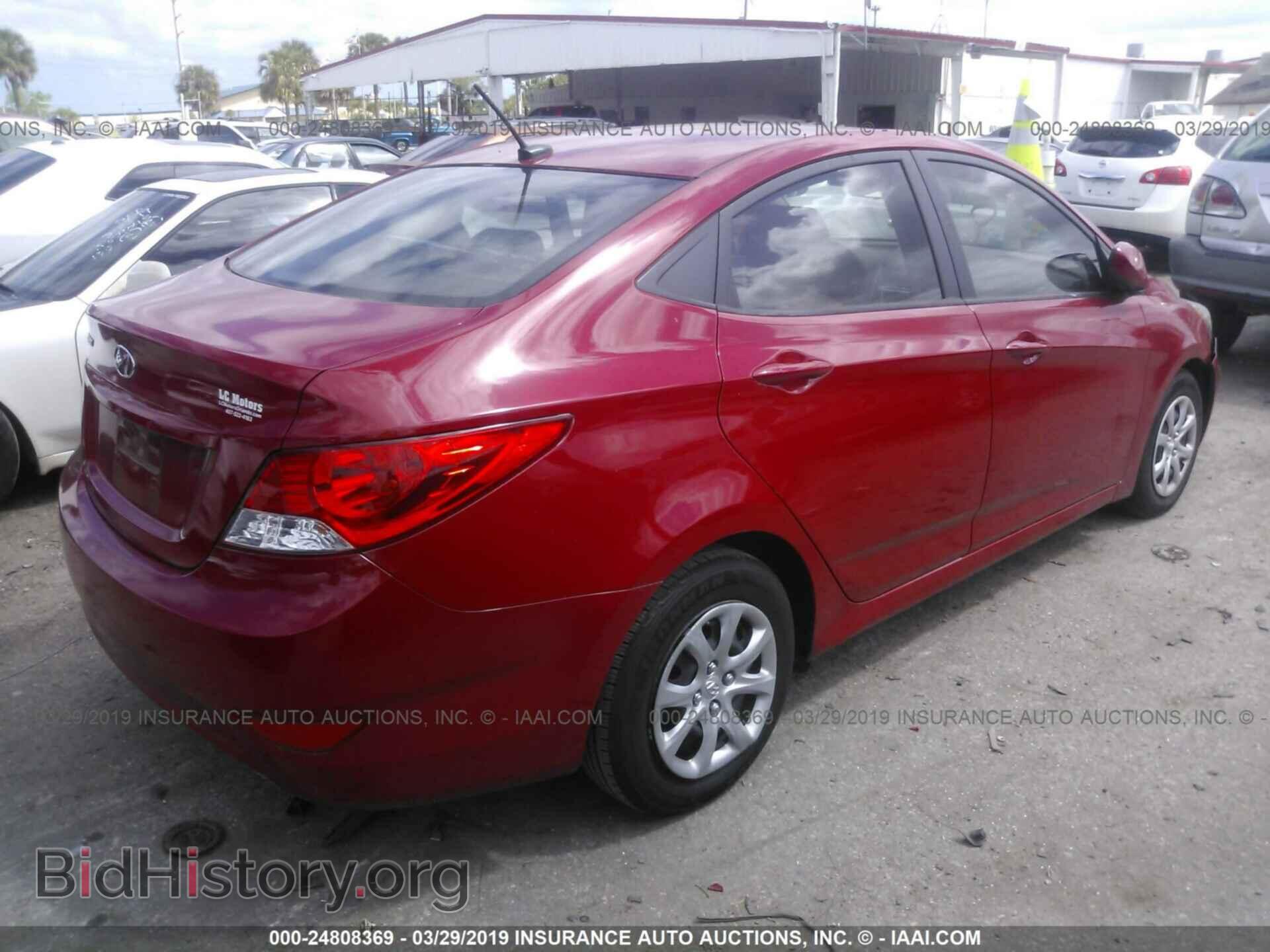 2014 HYUNDAI ACCENT - VIN: KMHCT4AE5EU694637 - Фото 4