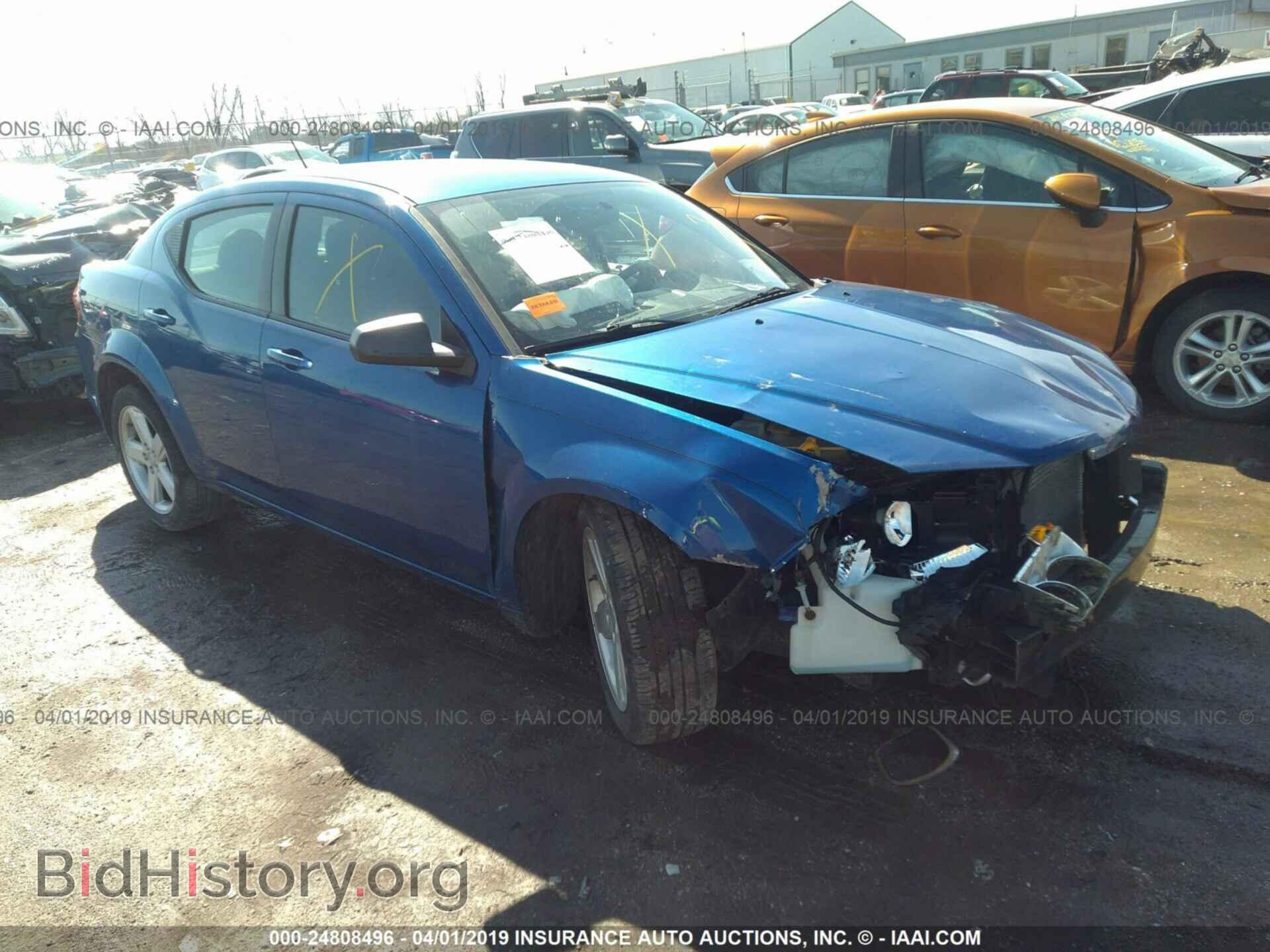 Photo 1C3CDZAB6DN517838 - DODGE AVENGER 2013