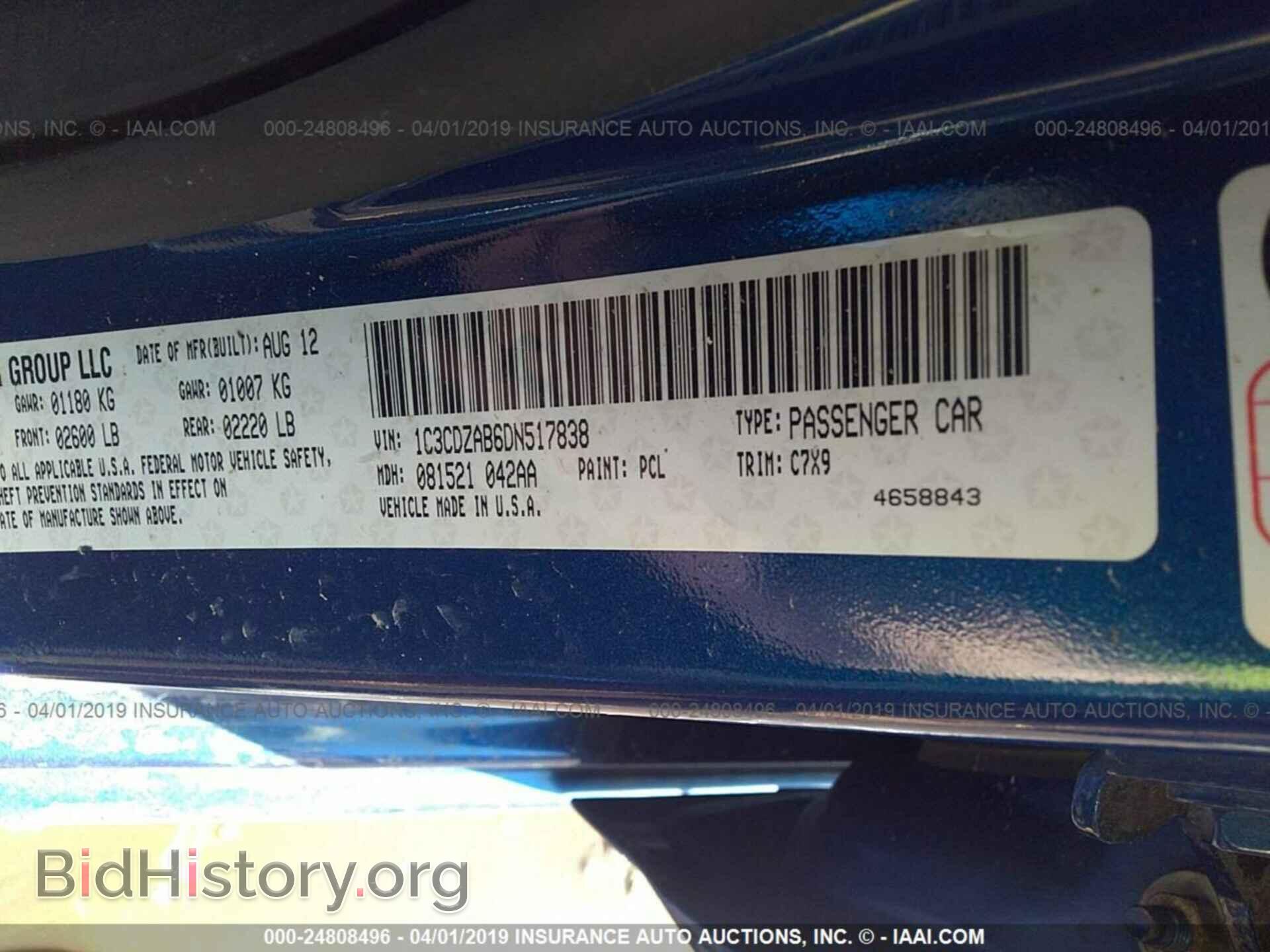 2013 DODGE AVENGER - VIN: 1C3CDZAB6DN517838 - Photo 9