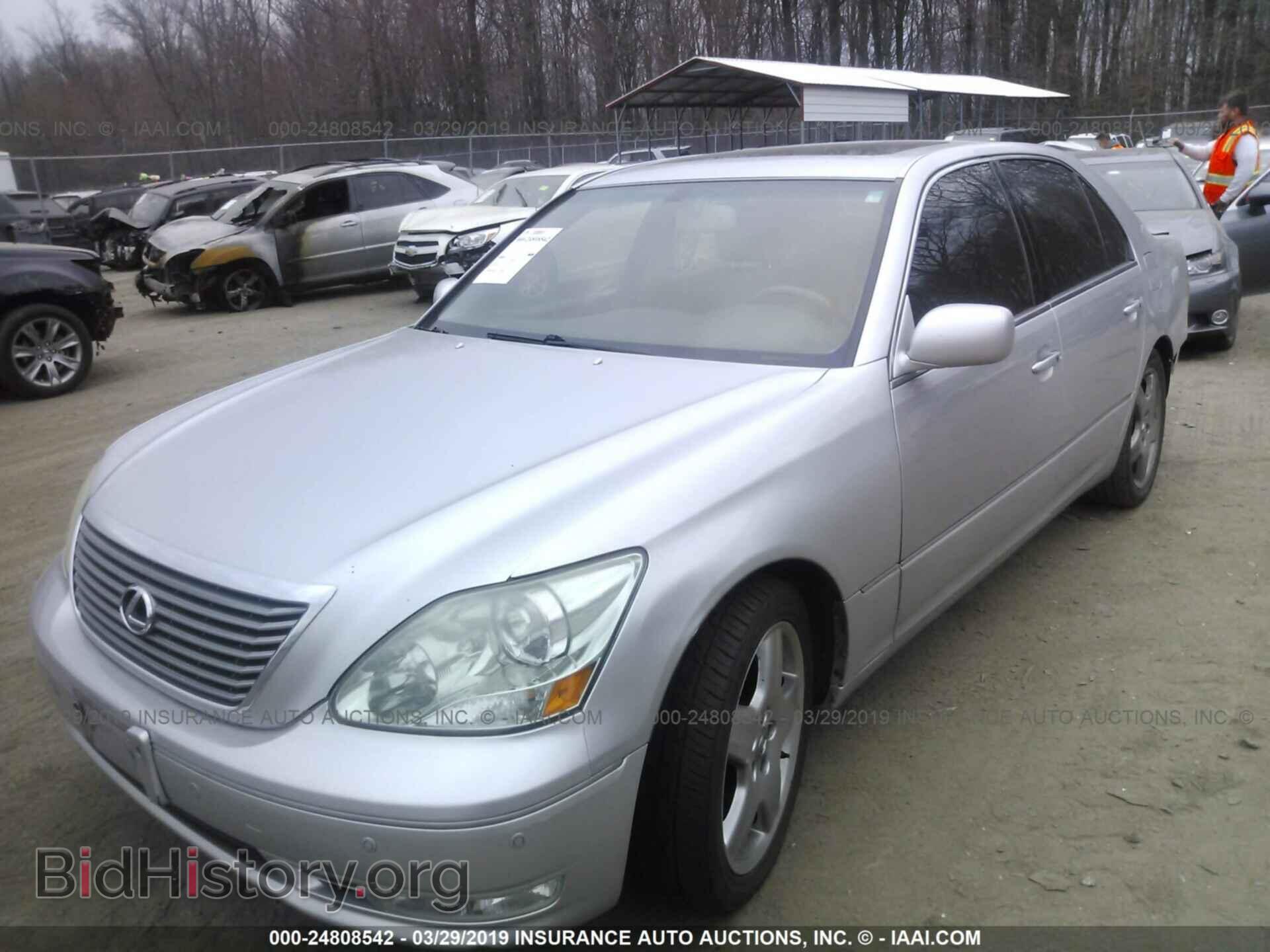 2005 LEXUS LS - VIN: JTHBN36F655003257 - Фото 2