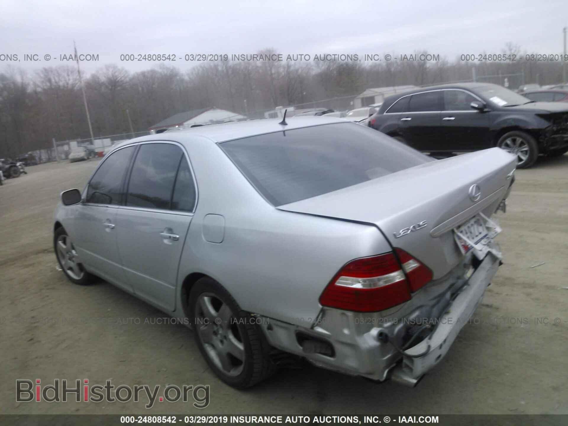 2005 LEXUS LS - VIN: JTHBN36F655003257 - Фото 3