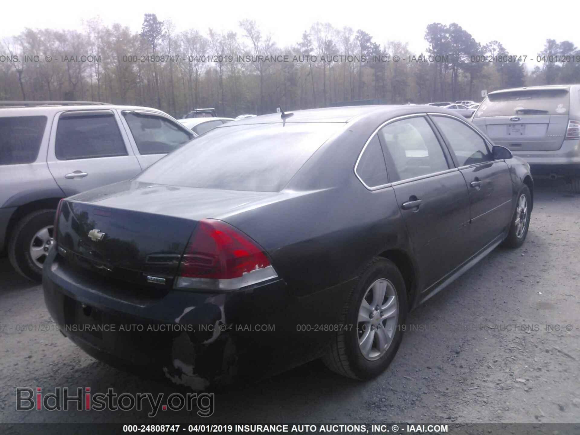 2012 CHEVROLET IMPALA - VIN: 2G1WF5E3XC1221146 - Фото 4