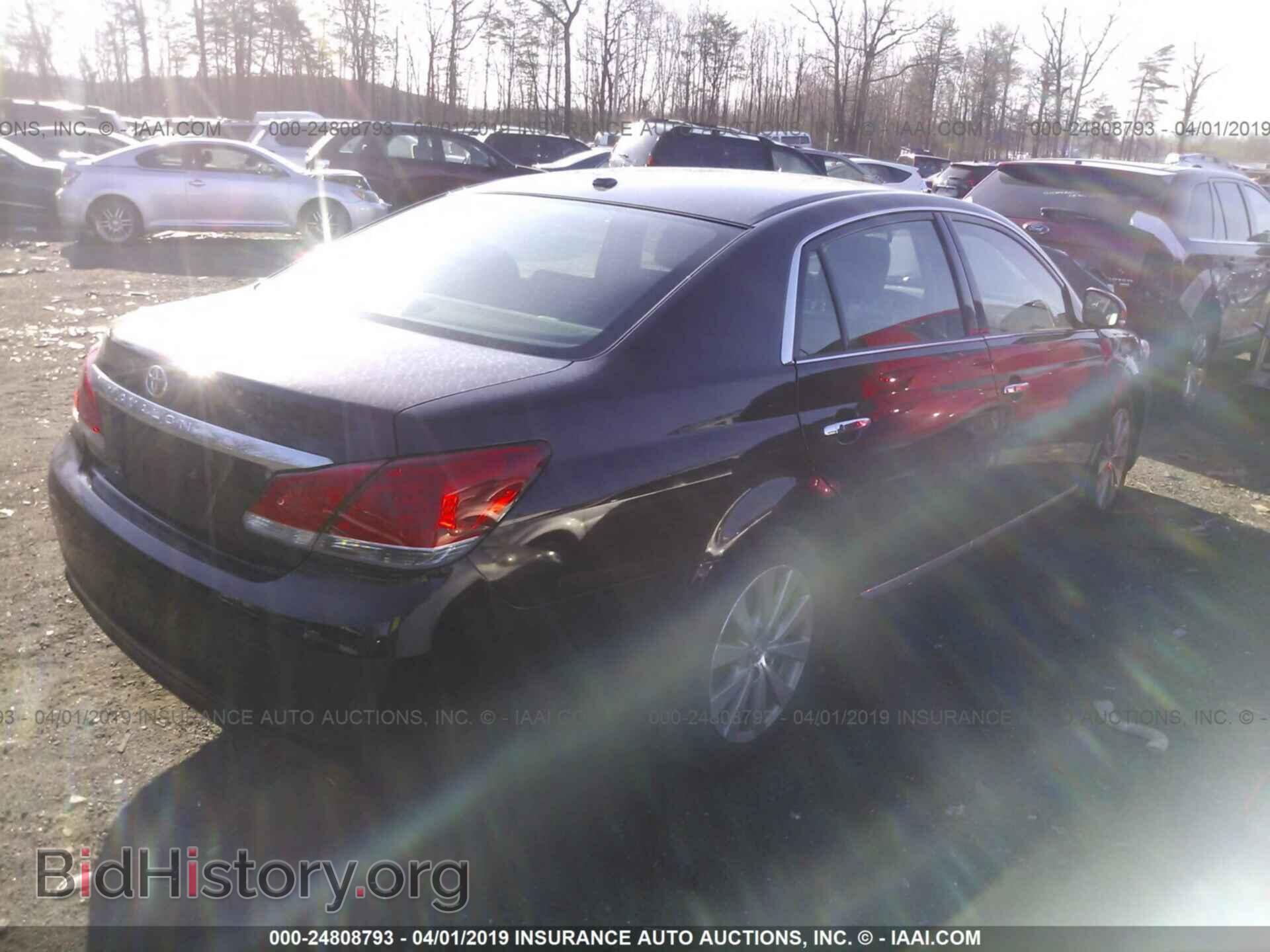 2012 TOYOTA AVALON - VIN: 4T1BK3DB7CU446199 - Фото 4