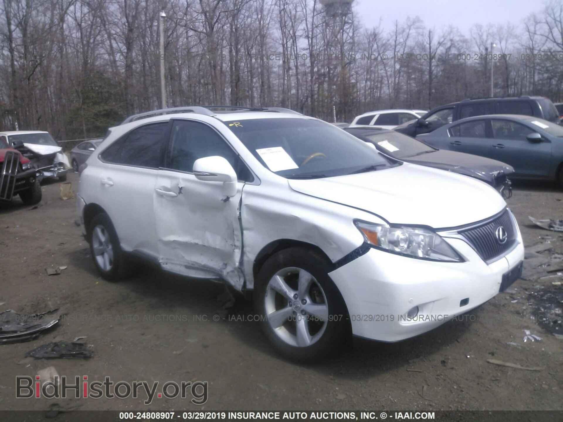 Photo 2T2BK1BA9CC152167 - LEXUS RX 2012