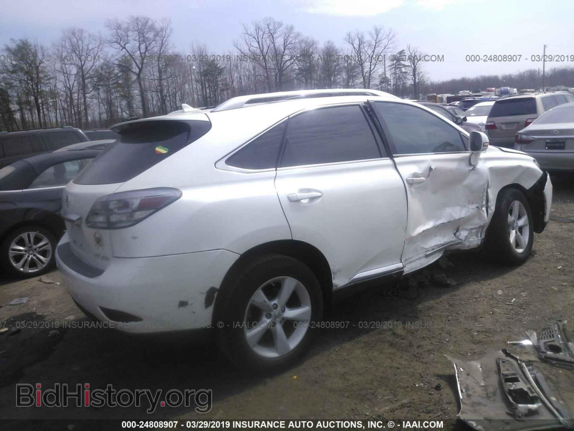 2012 LEXUS RX - VIN: 2T2BK1BA9CC152167 - Photo 4