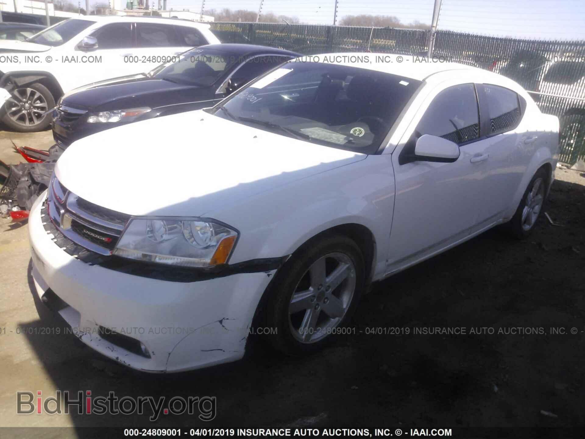 2013 DODGE AVENGER - VIN: 1C3CDZCB9DN707887 - Фото 2