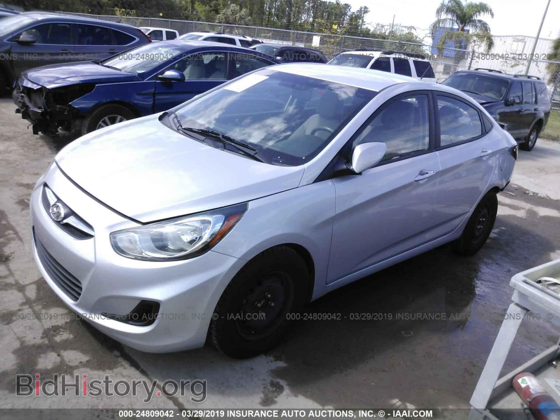 2014 HYUNDAI ACCENT - VIN: KMHCT4AE7EU616277 - Фото 2